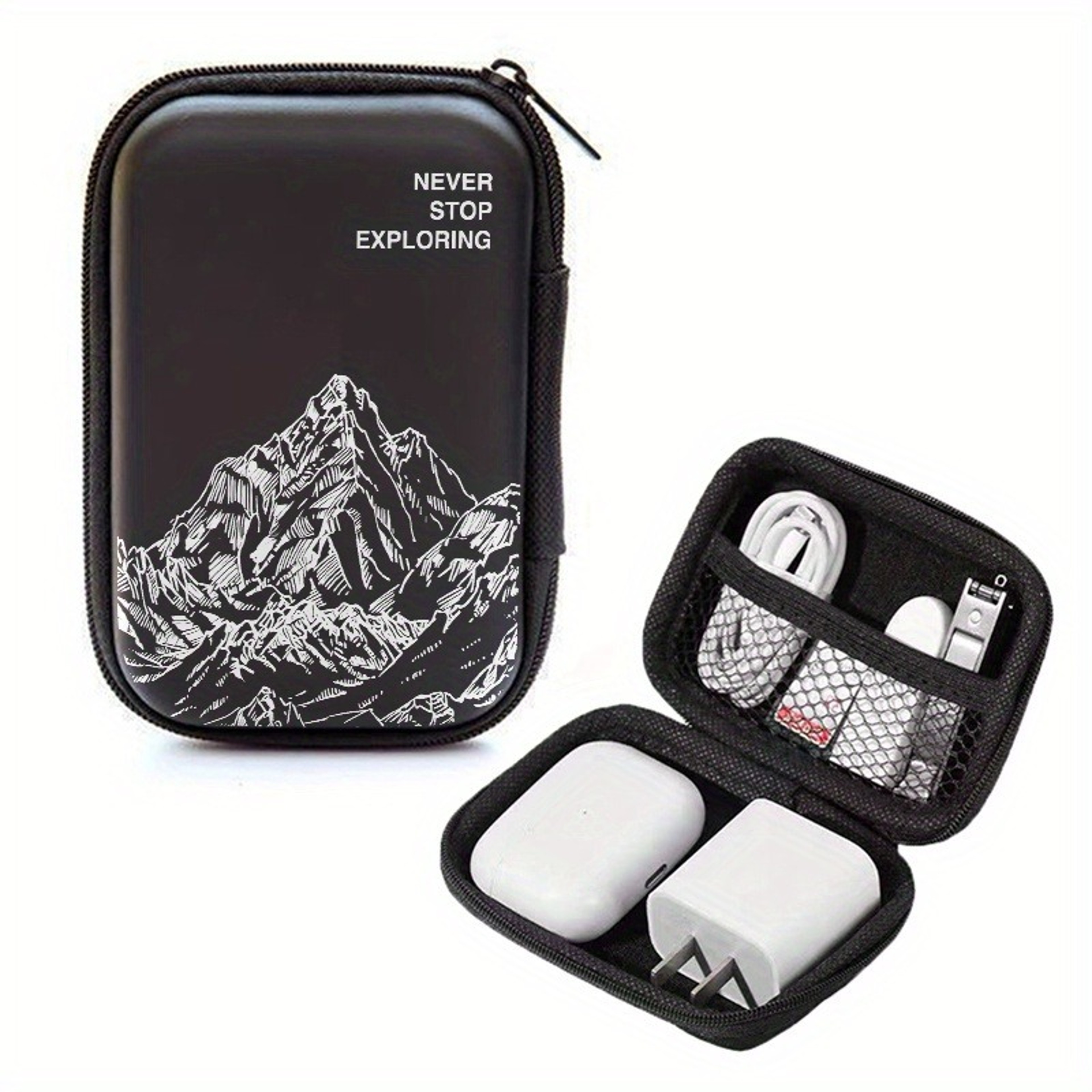 Mountain Explore Shockproof Electronics Organizer Case Portable Travel Storage Bag – view 2