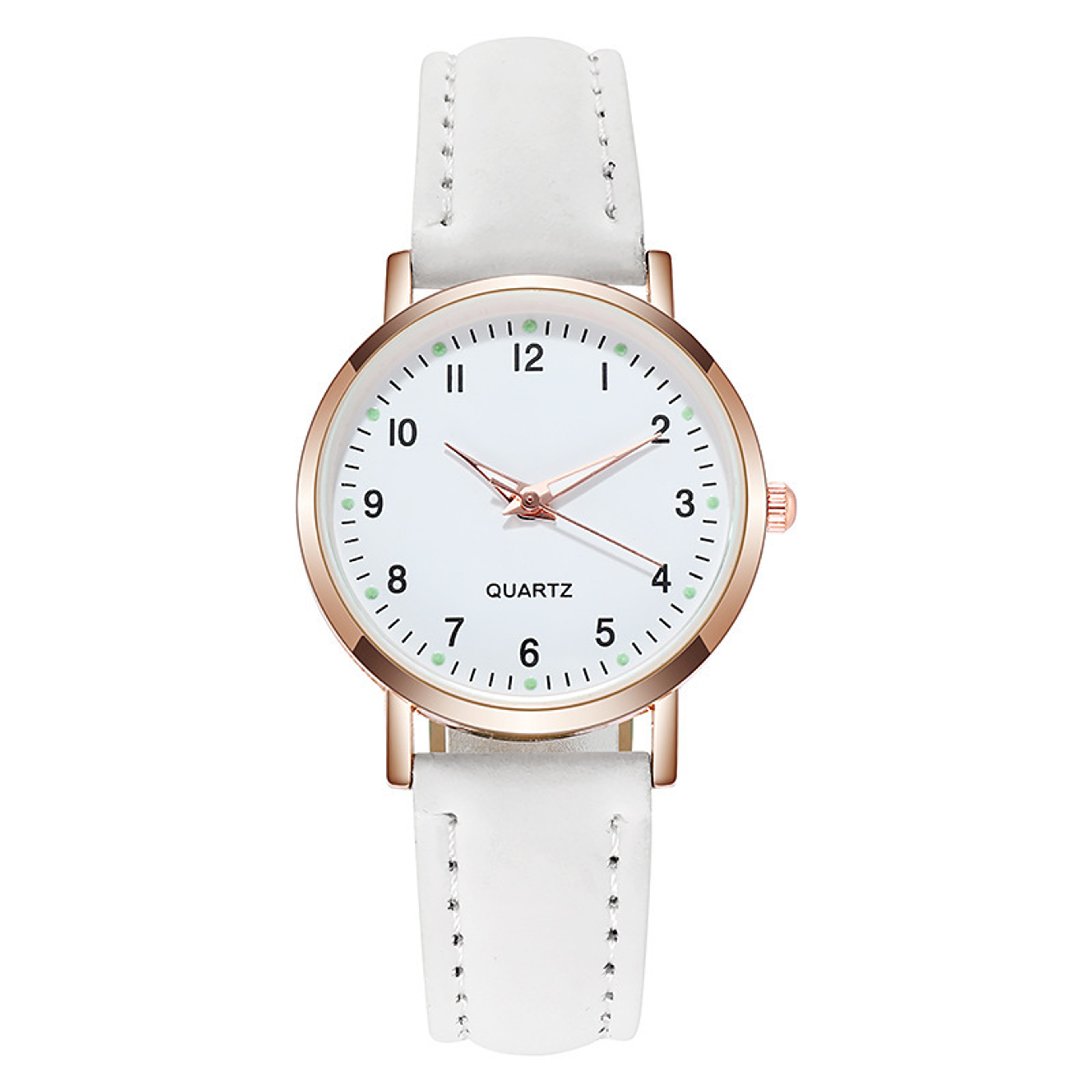 Luminous Leather Strap Womens Quartz Watch Small Dial Elegant Fashion Timepiece – view 2