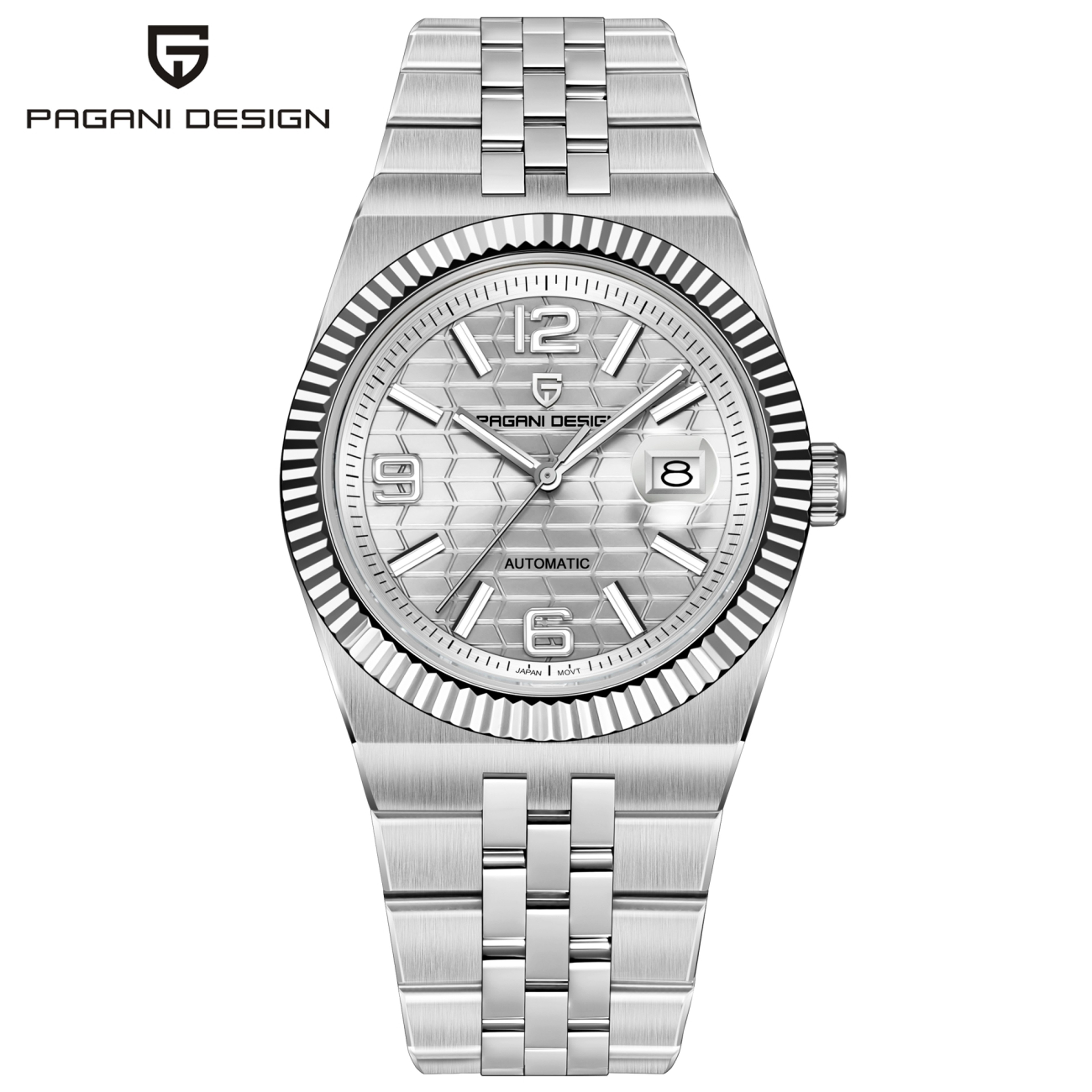 Luxury Automatic Mechanical Watch For Men With Sapphire Crystal And Stainless Steel 7