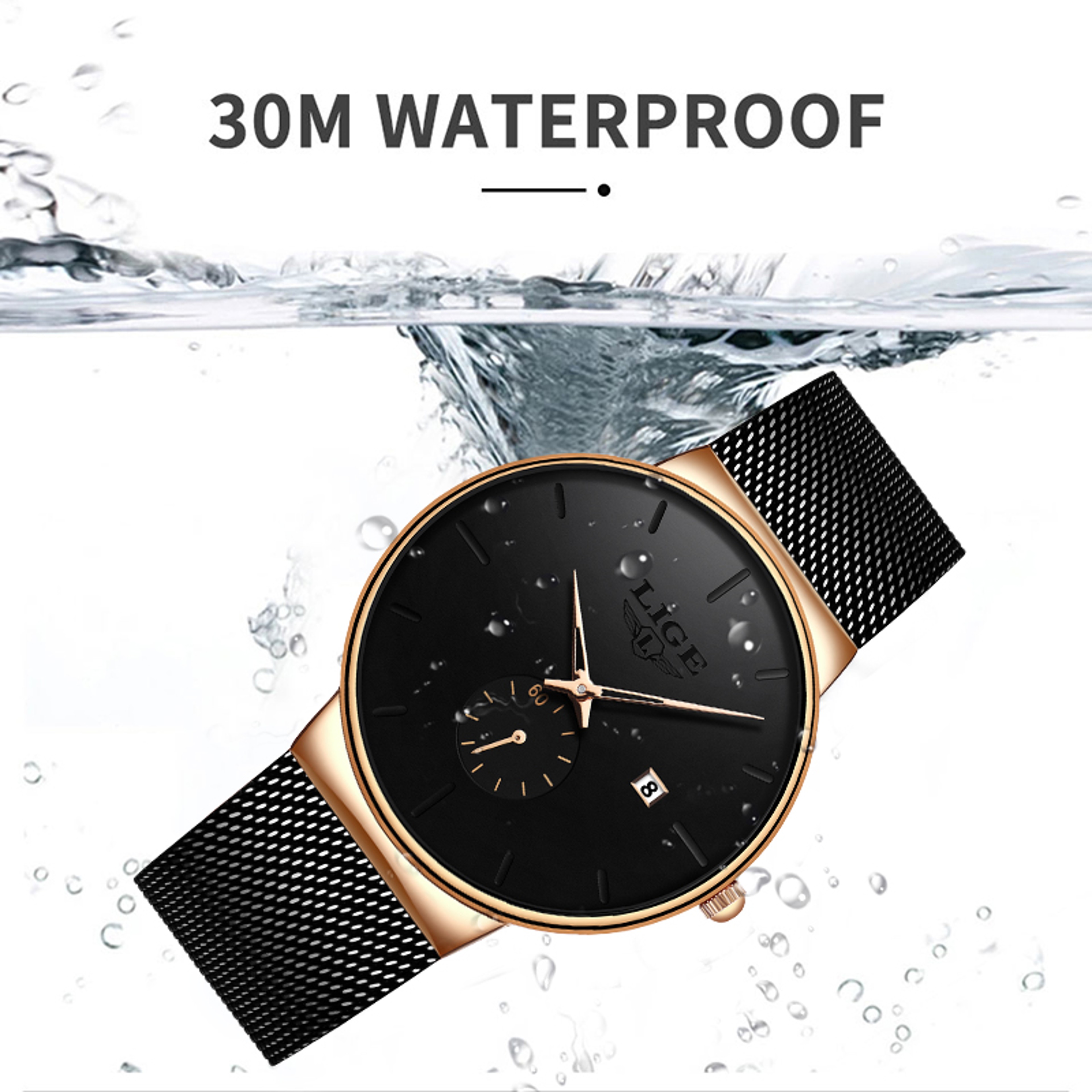 Elegant Slim Women Quartz Watch Waterproof Casual Luxury Business Wristwatch 3