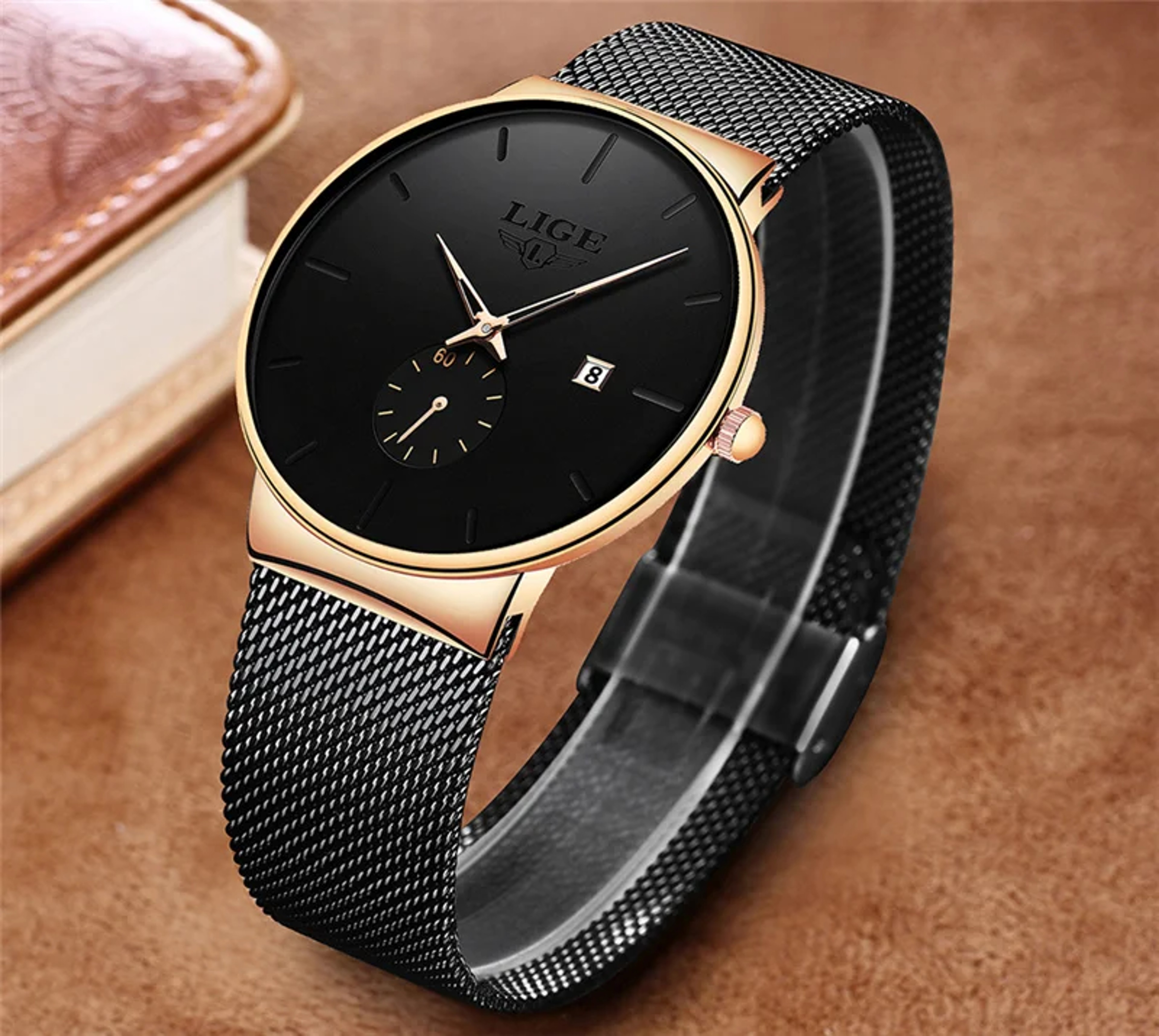 Elegant Slim Women Quartz Watch Waterproof Casual Luxury Business Wristwatch 8