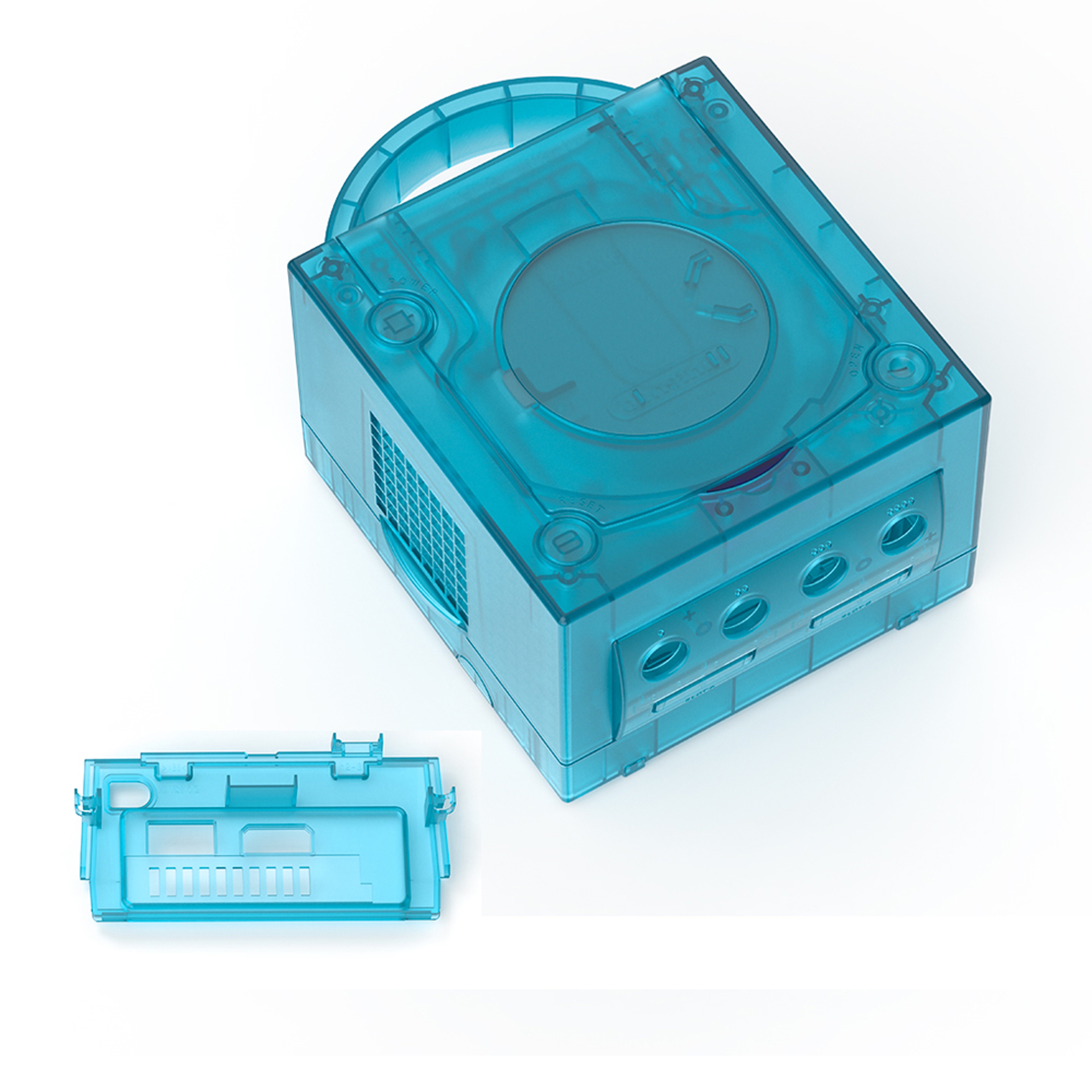 GameCube Replacement Shell Transparent NGC Console Housing 9