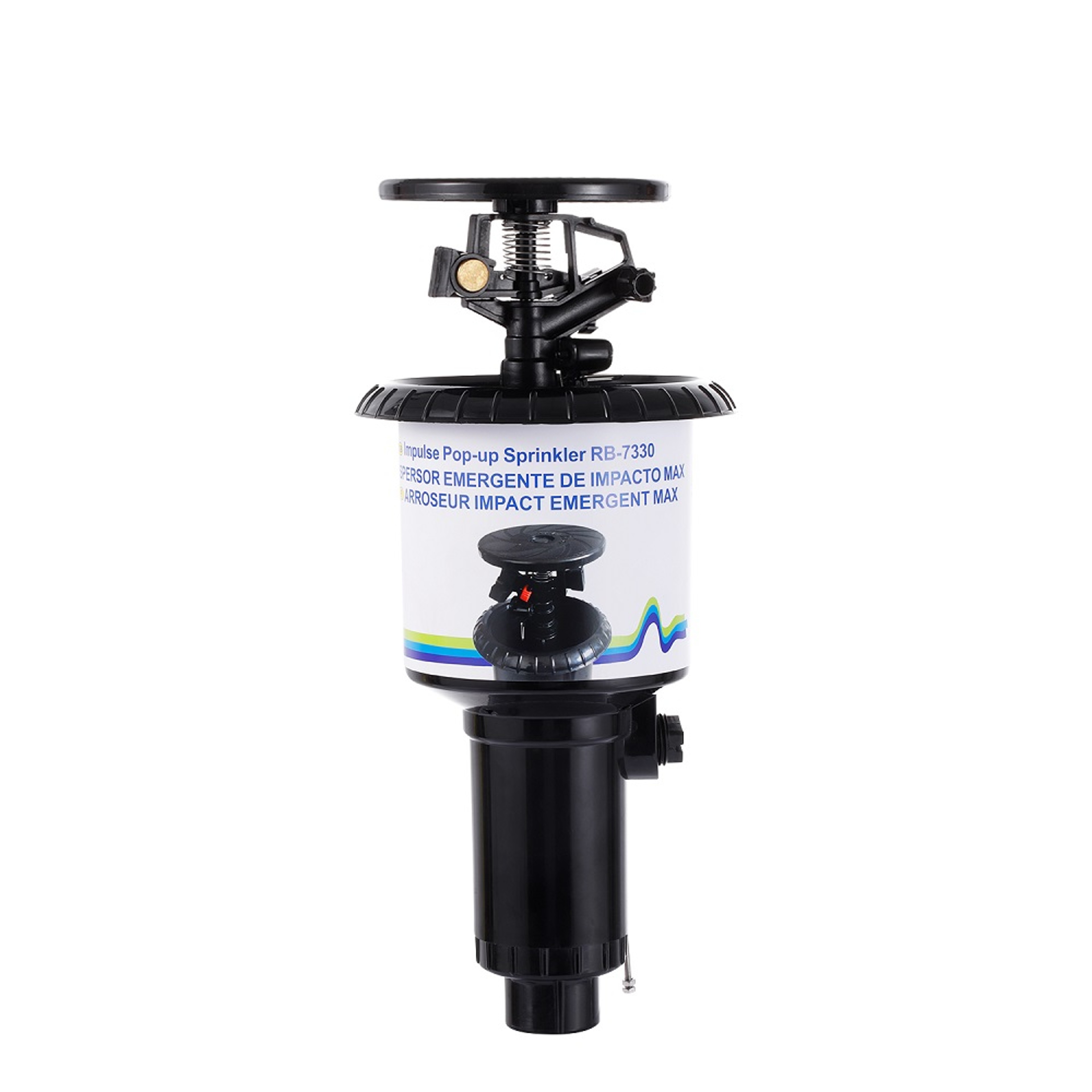 Adjustable Pop Up Impact Sprinkler Head for Automatic Lawn and Farmland Irrigation – view 3