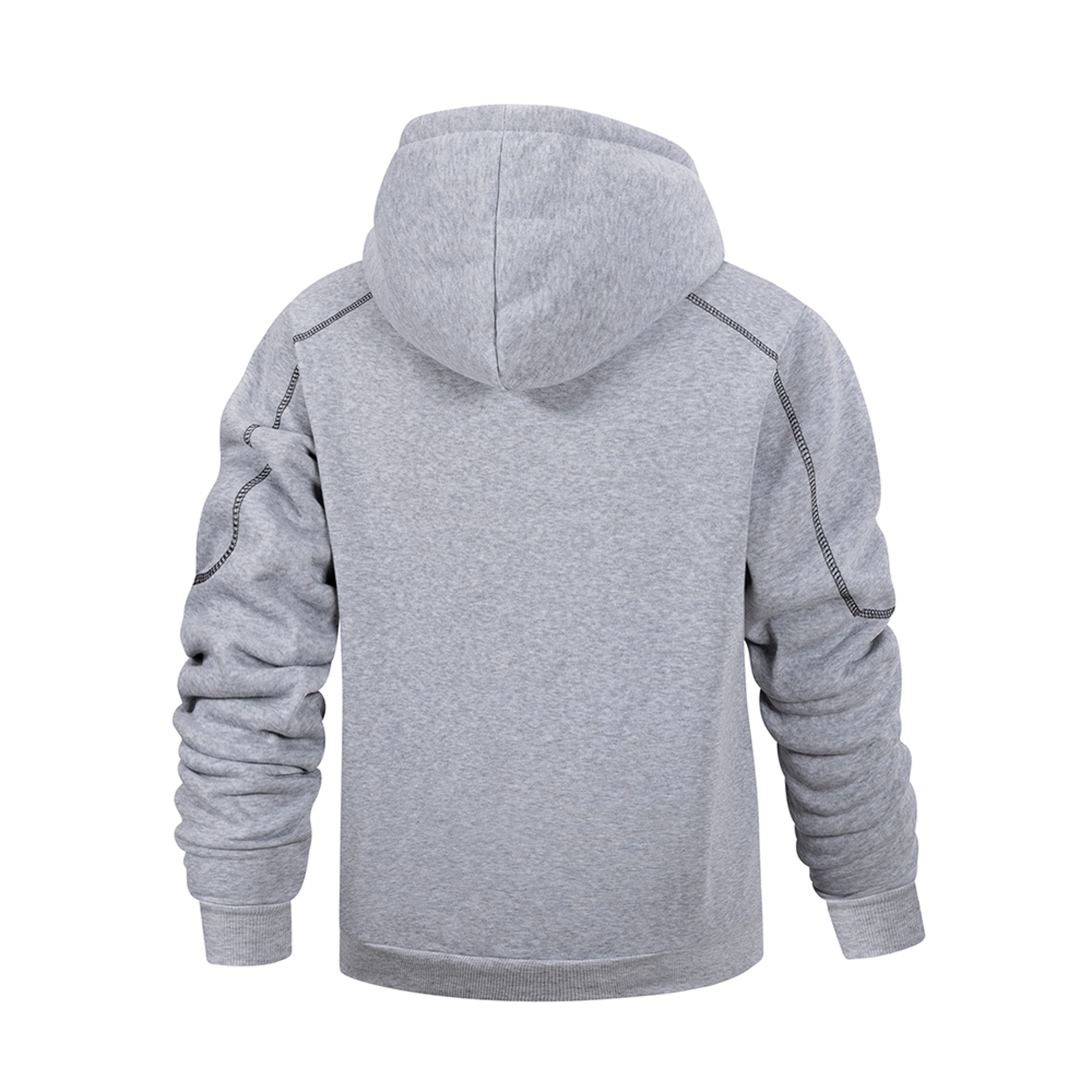 Mens Slim Fit Zip Up Hoodie Casual Sports Jacket for Everyday Comfort – view 6