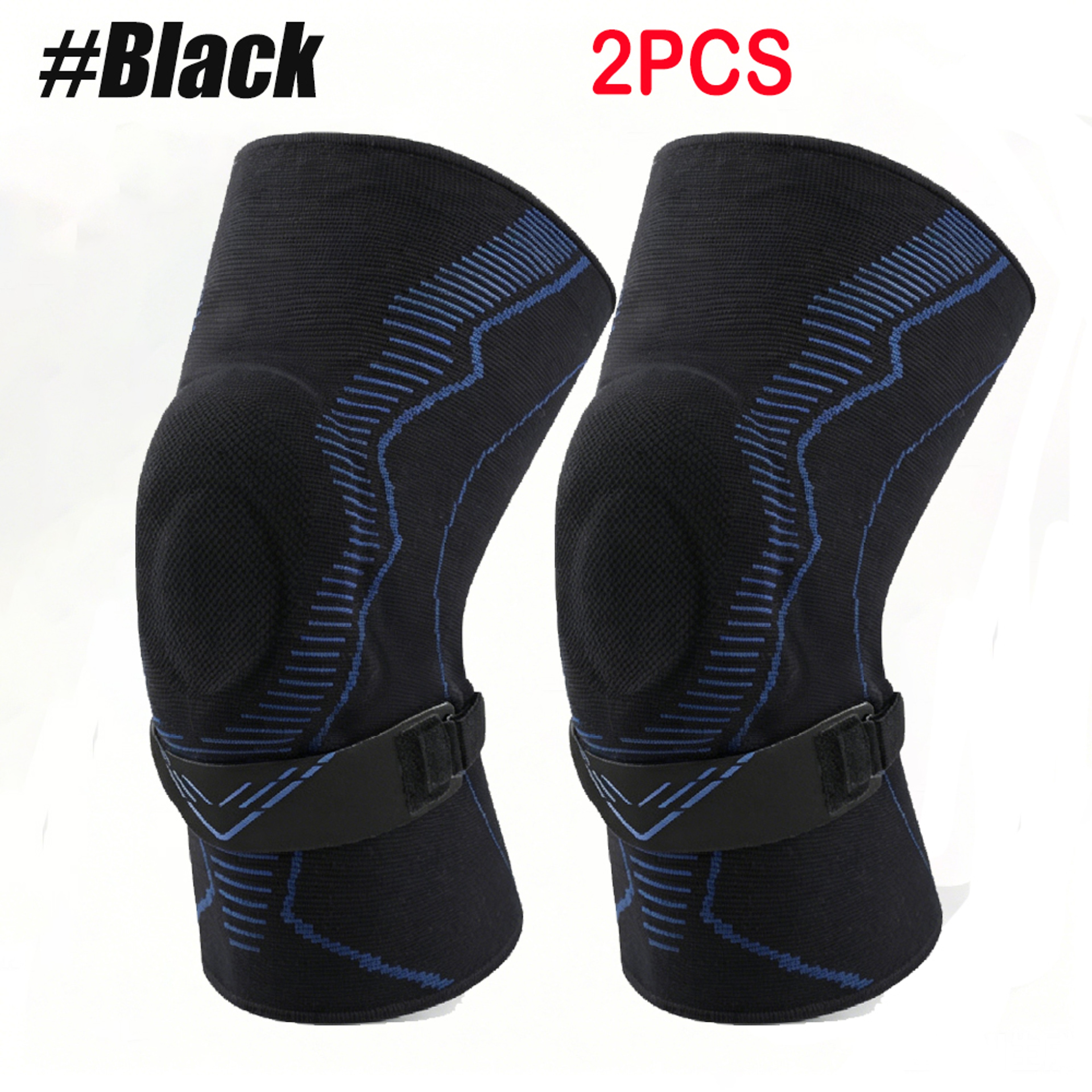 Patella Stabilizing Knee Compression Sleeve With Gel Cushion  Removable Strap ShockAbsorbing Knee S 8
