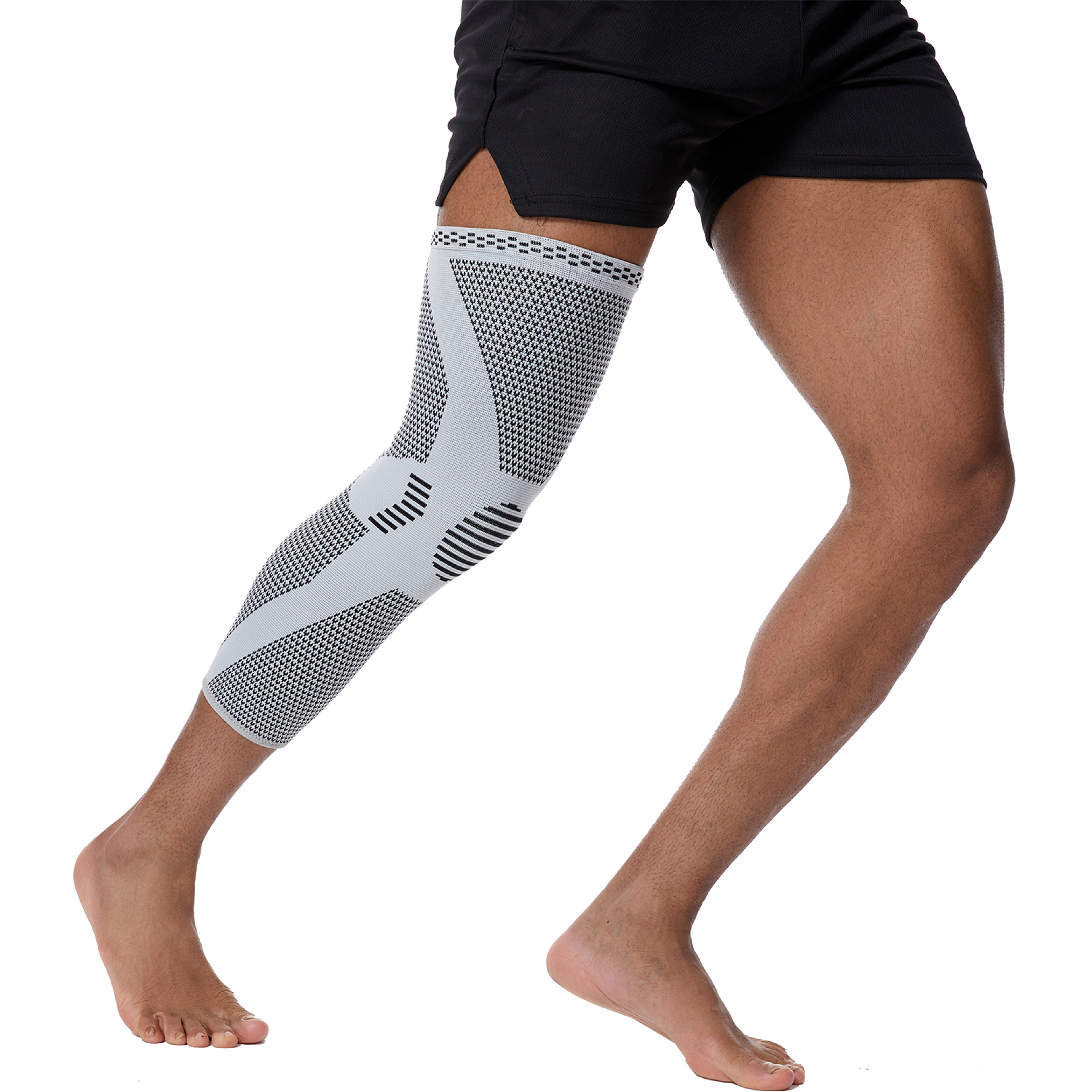 Active Compression Knee Support Sleeve For Sports Gym Running And Basketball 5