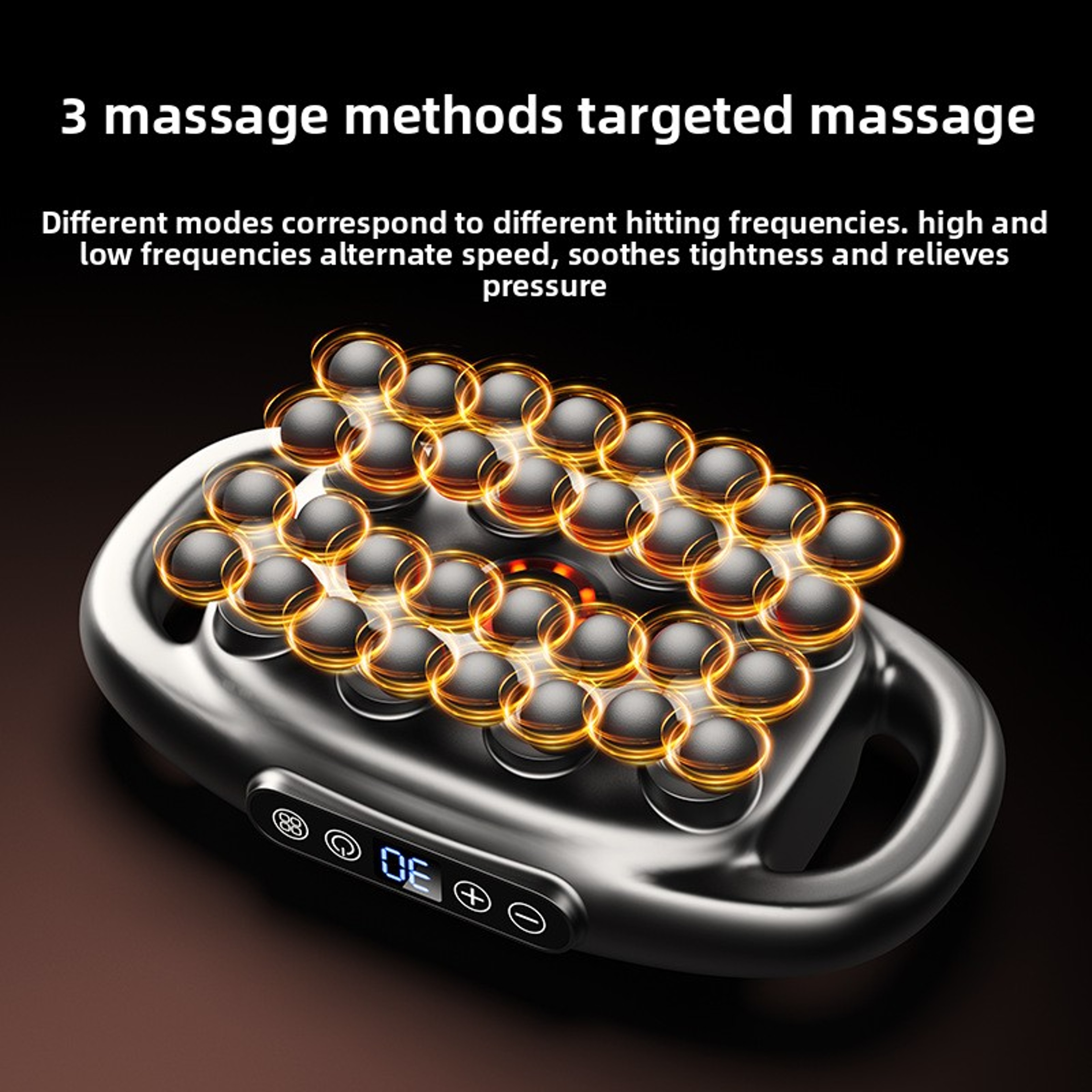 Deep Tissue Massage Gun With Red Light Therapy Wireless Full Body Muscle Massager 0