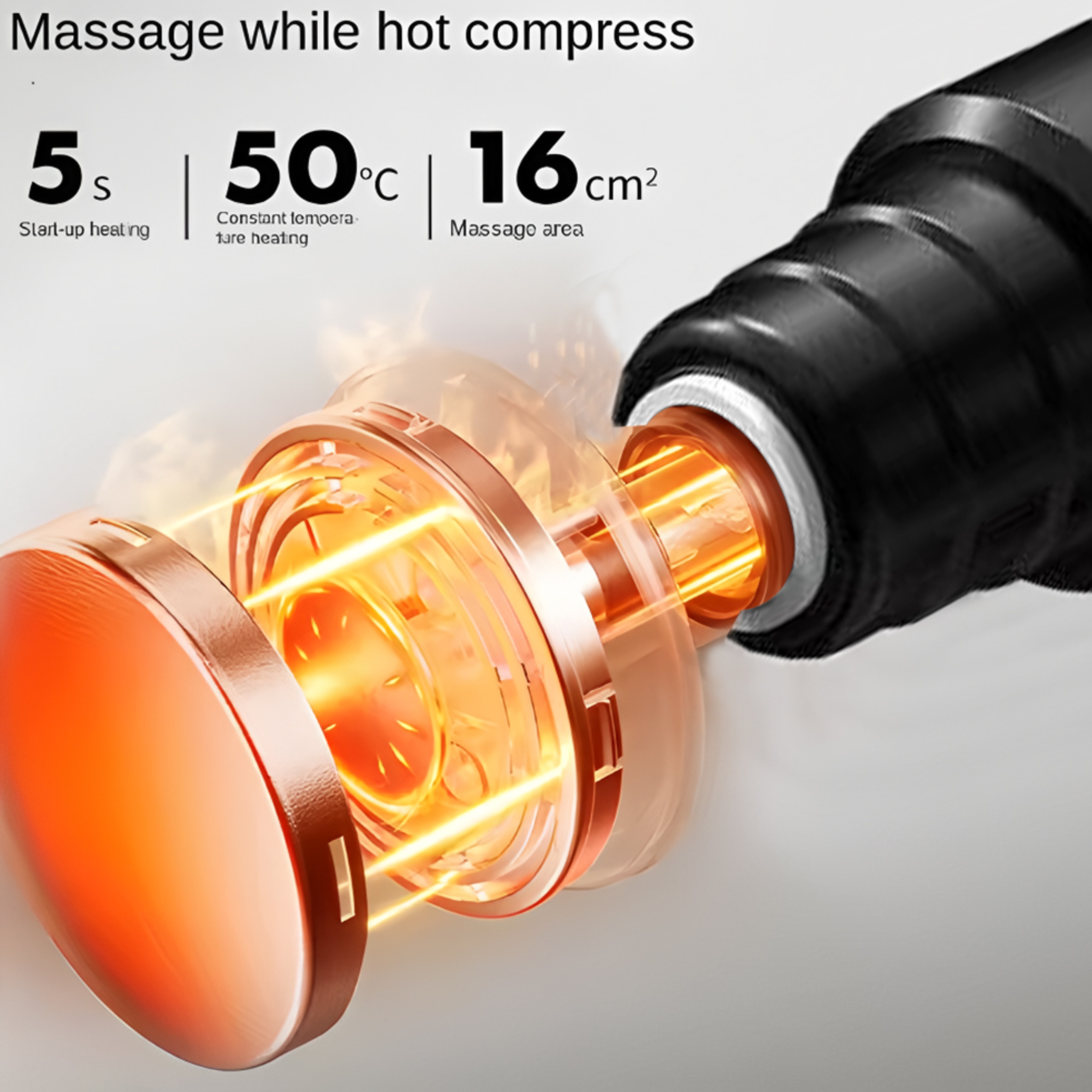 Hot Cold Mini Massage Gun Deep Tissue Percussion Body Massager – view 2