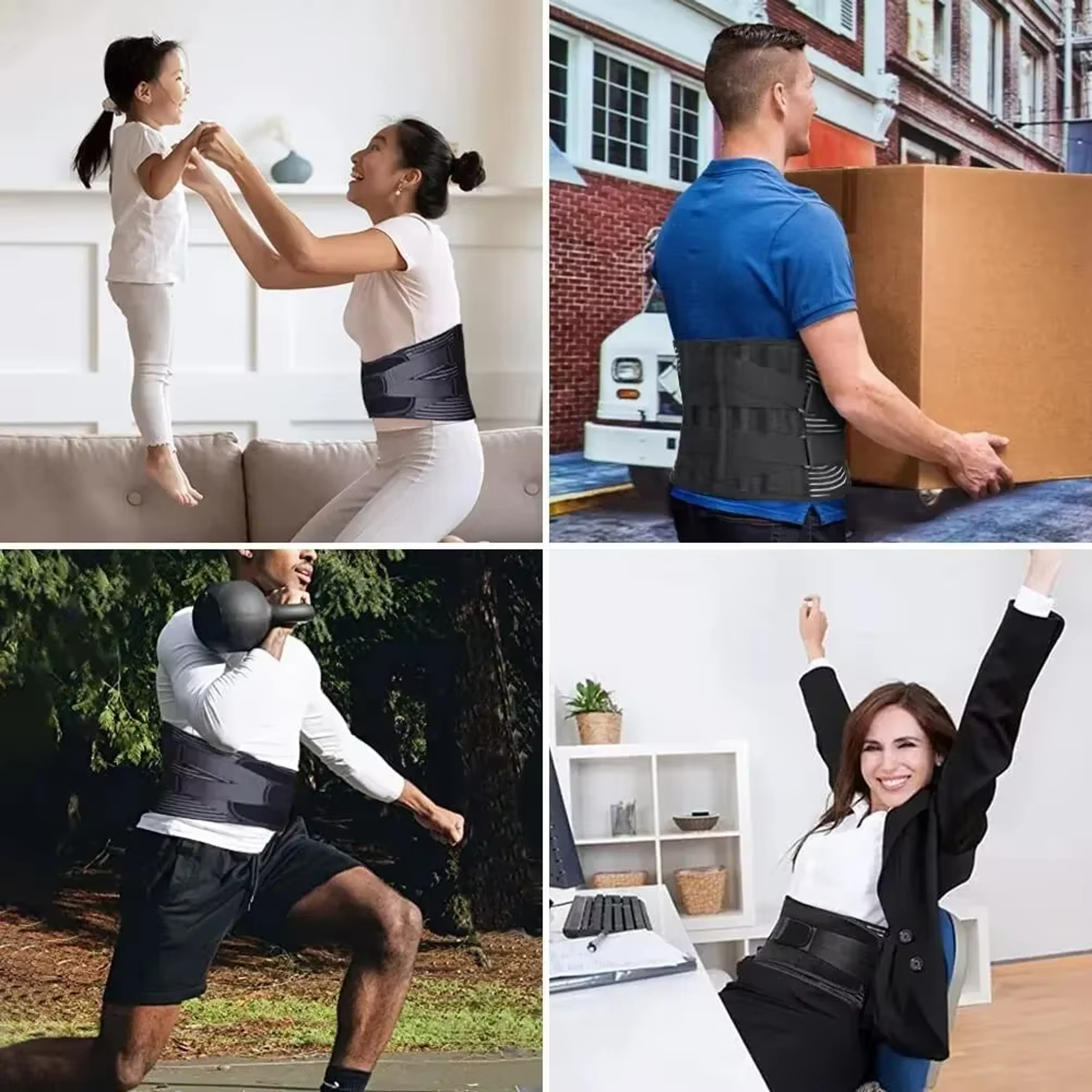 Lumbar Support Back Brace For Lower Back Pain Relief Heavy Lifting And Daily Comfort 5
