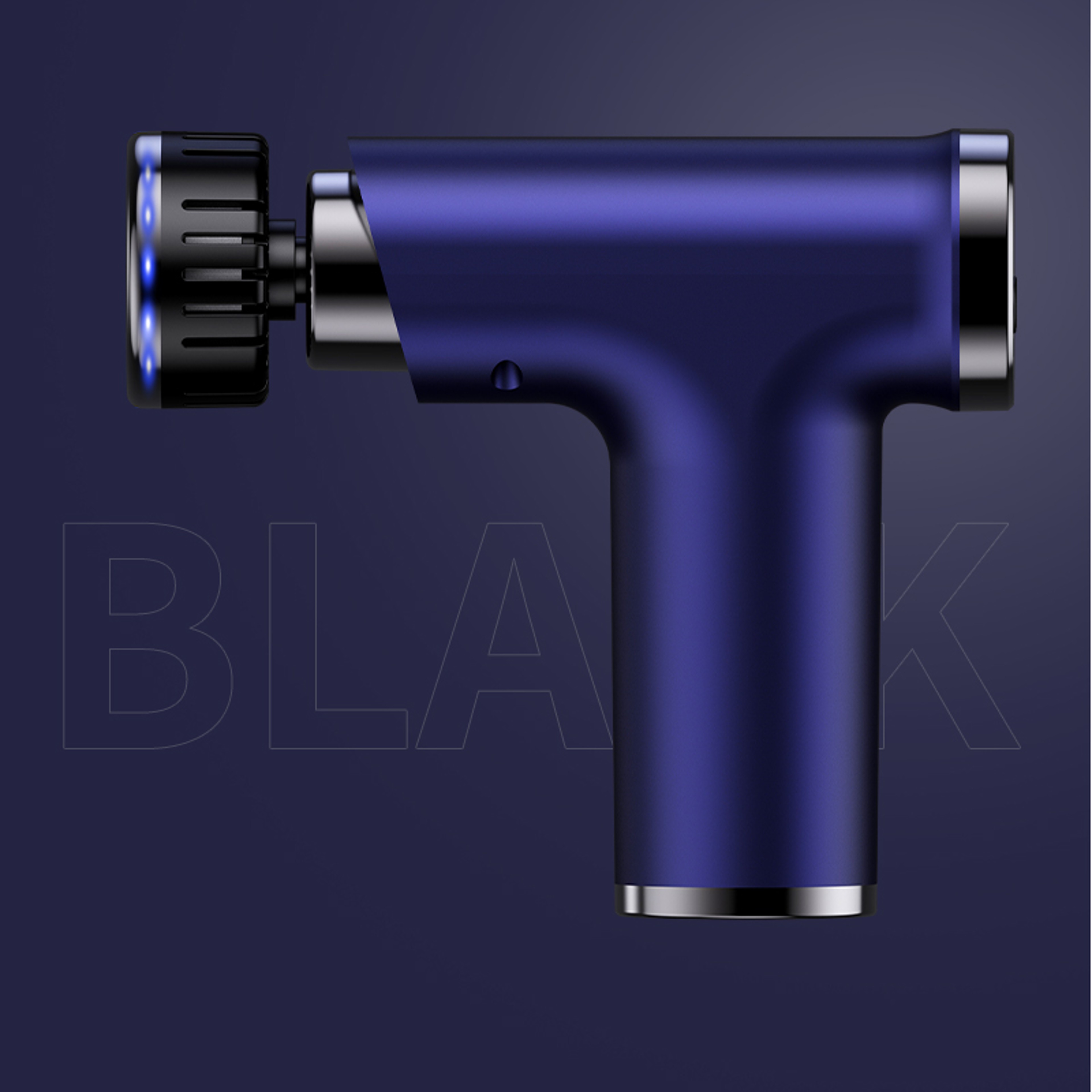 Heat and Cold Deep Tissue Massage Gun with nine Speed Levels and Portable Quiet Design – view 7