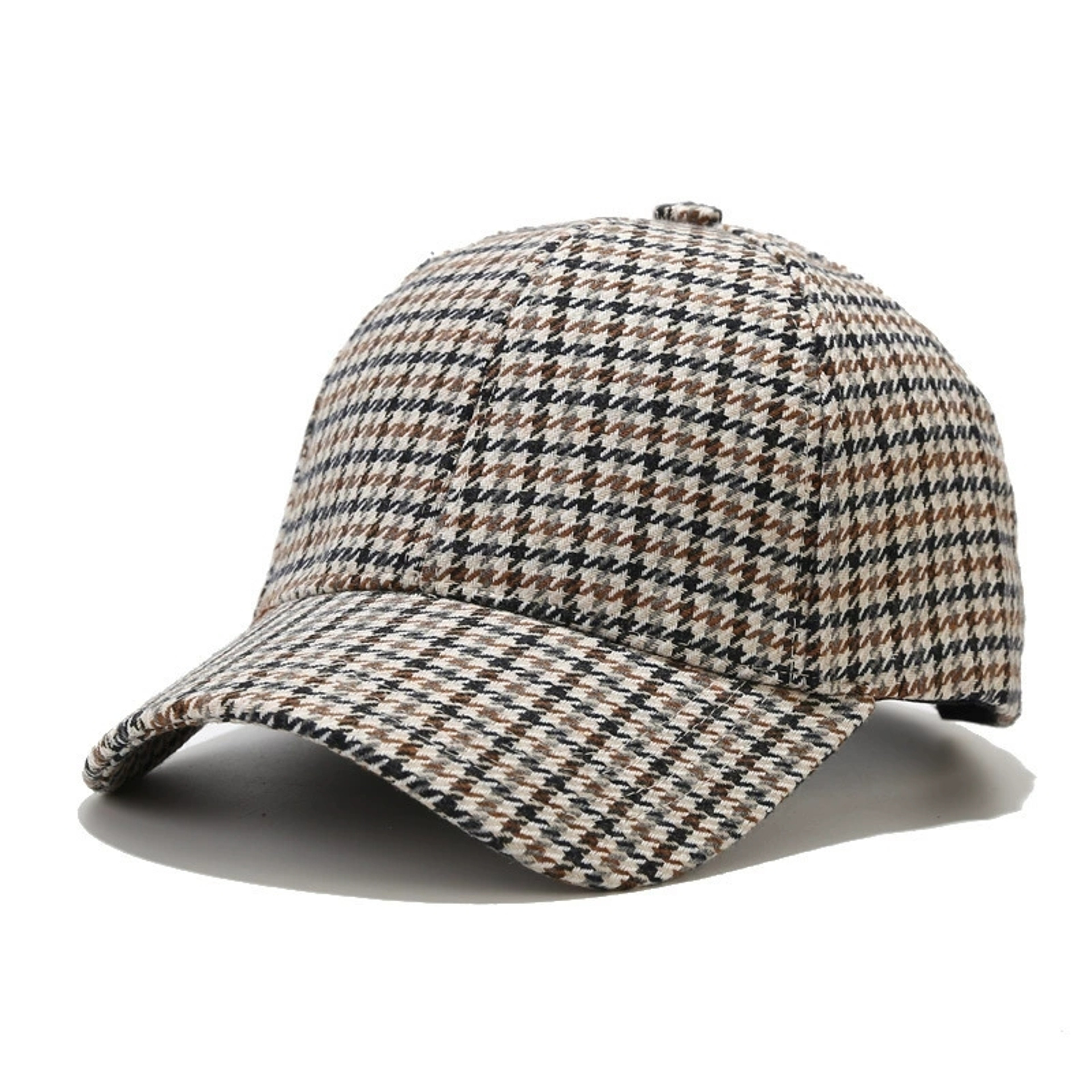 Classic Checkered Baseball Cap Unisex Hard Top Sun Visor Hat – view 12