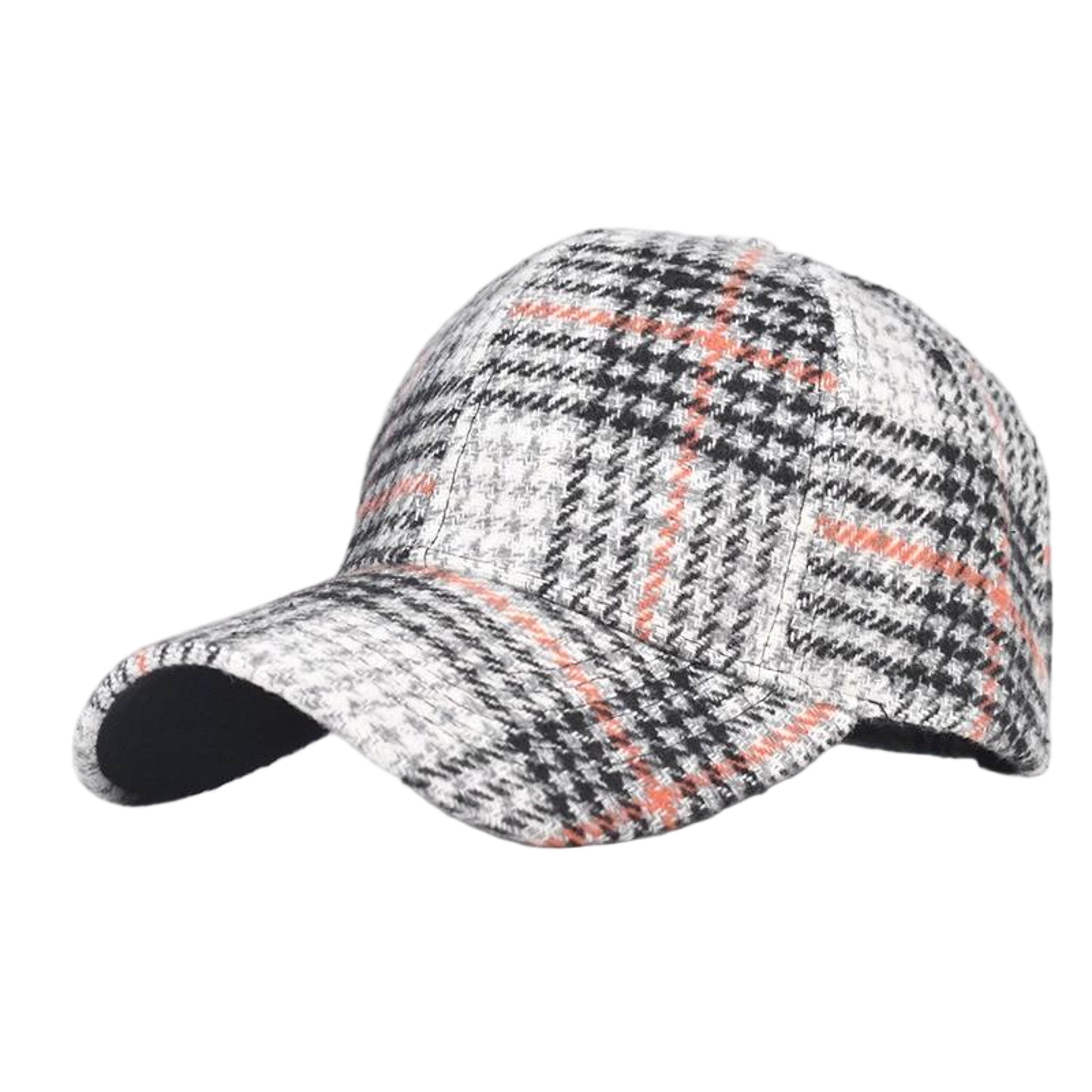 Classic Checkered Baseball Cap Unisex Hard Top Sun Visor Hat – view 17