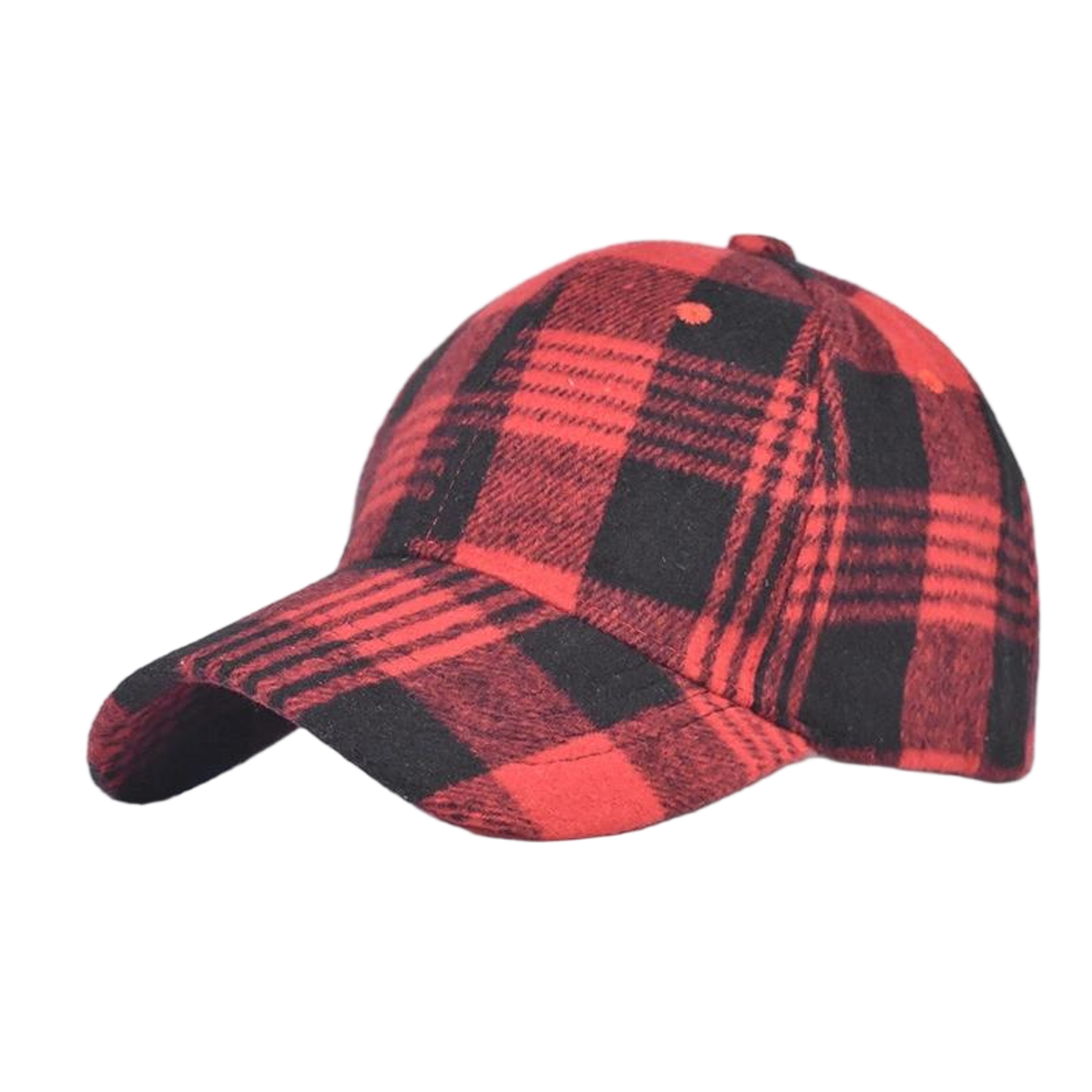 Classic Checkered Baseball Cap Unisex Hard Top Sun Visor Hat – view 26