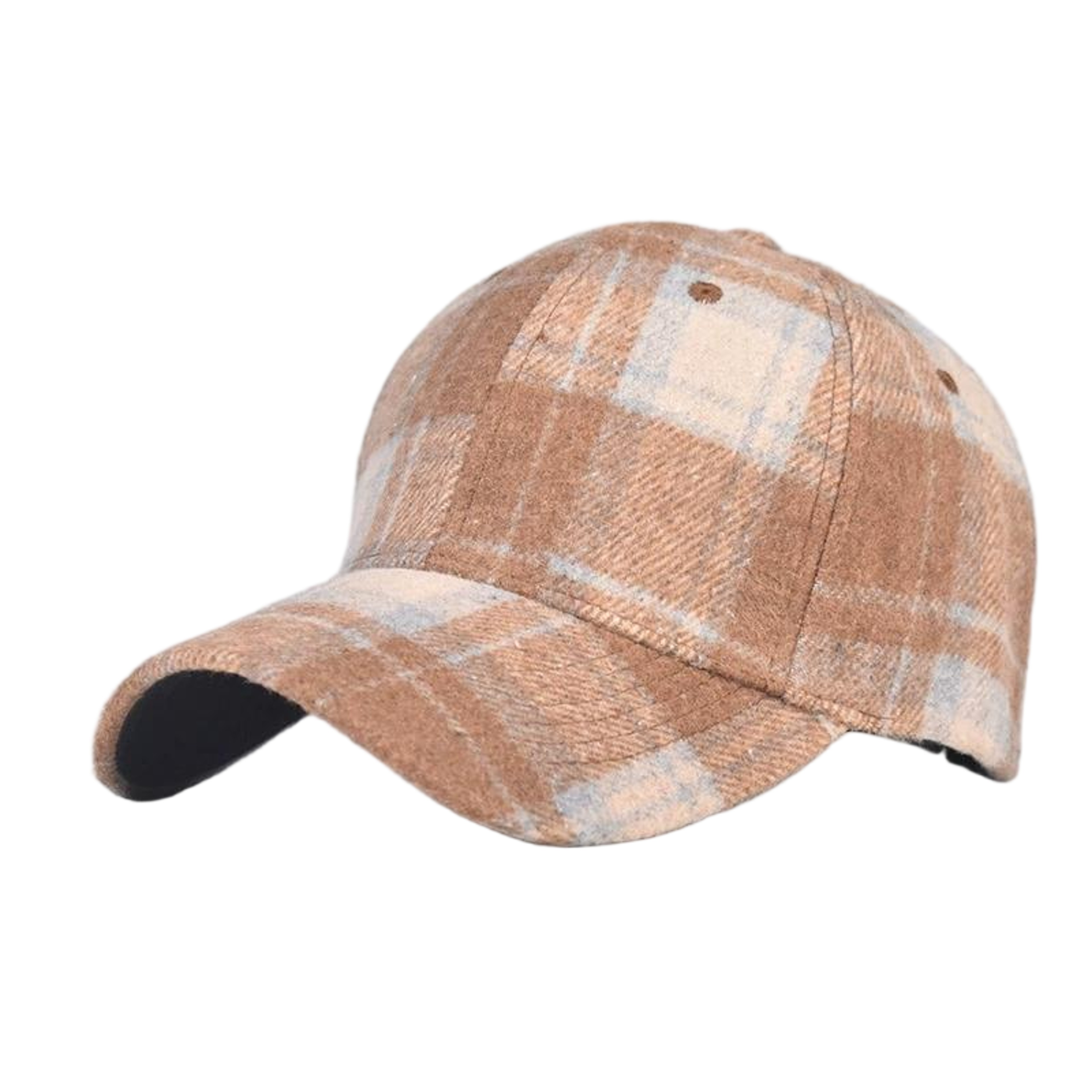 Classic Checkered Baseball Cap Unisex Hard Top Sun Visor Hat – view 30