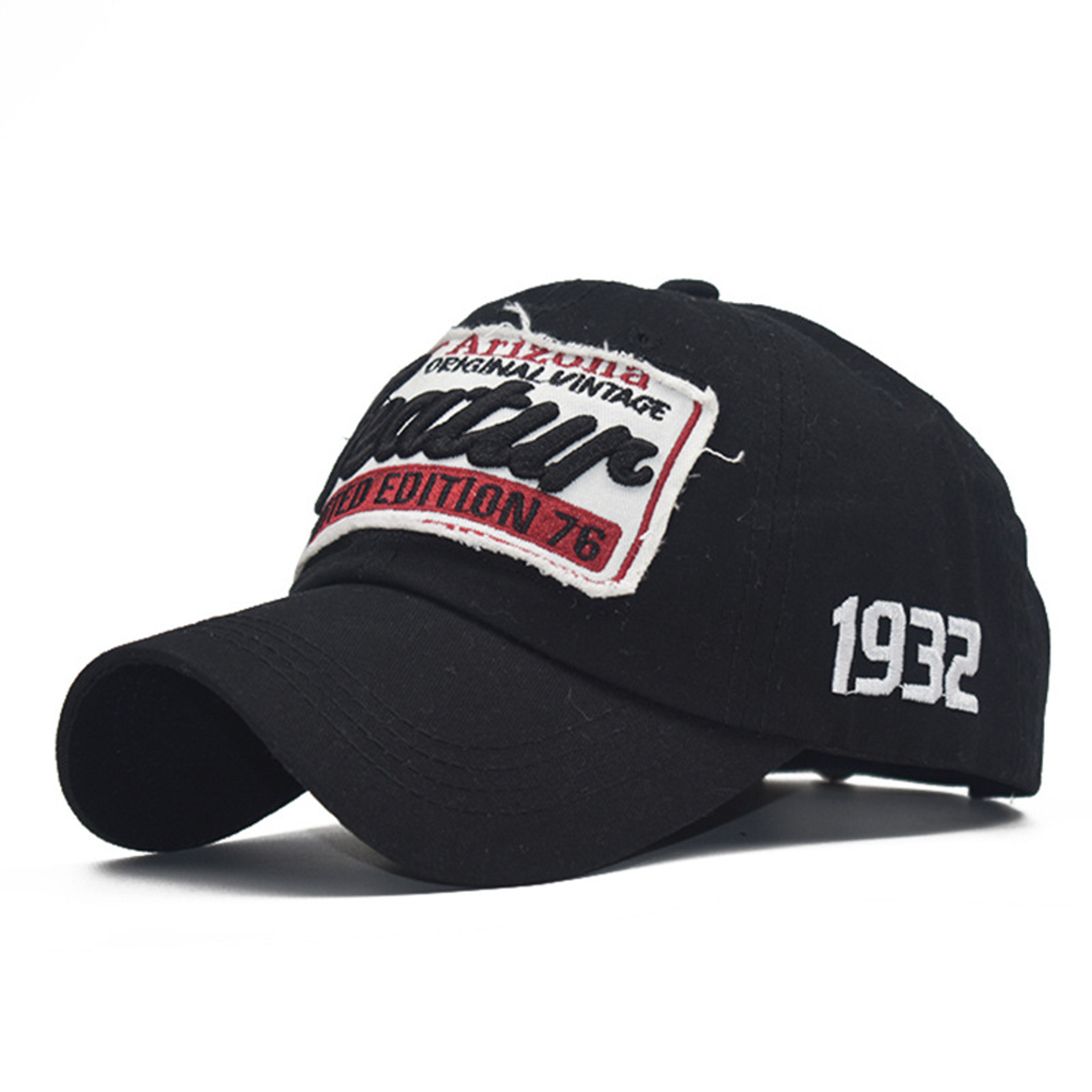 Adjustable Cotton Baseball Cap with Letter Embroidery for Men and Women – view 1
