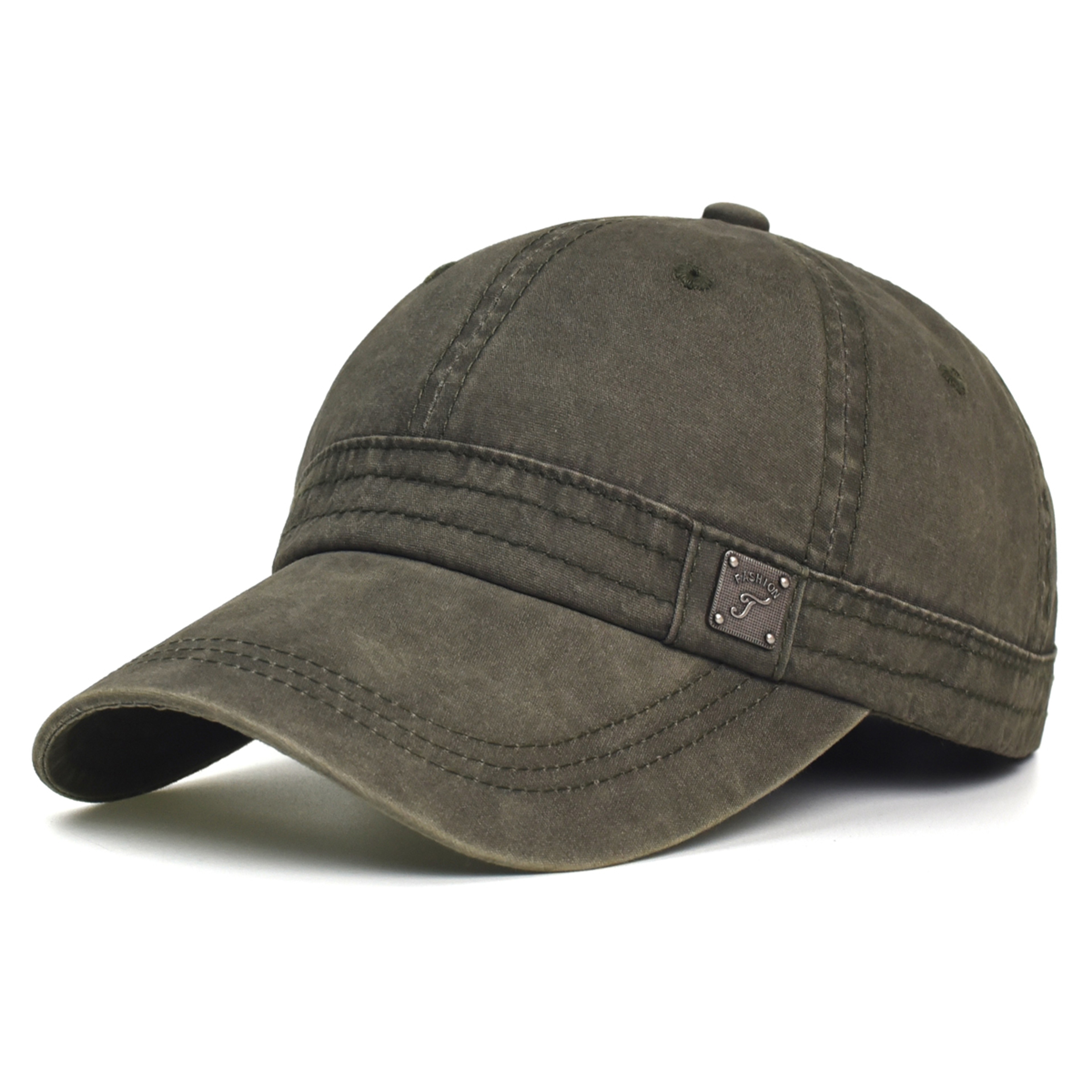 Vintage Washed Cotton Baseball Cap Adjustable Low Profile Dad Hat For Men And Women 0