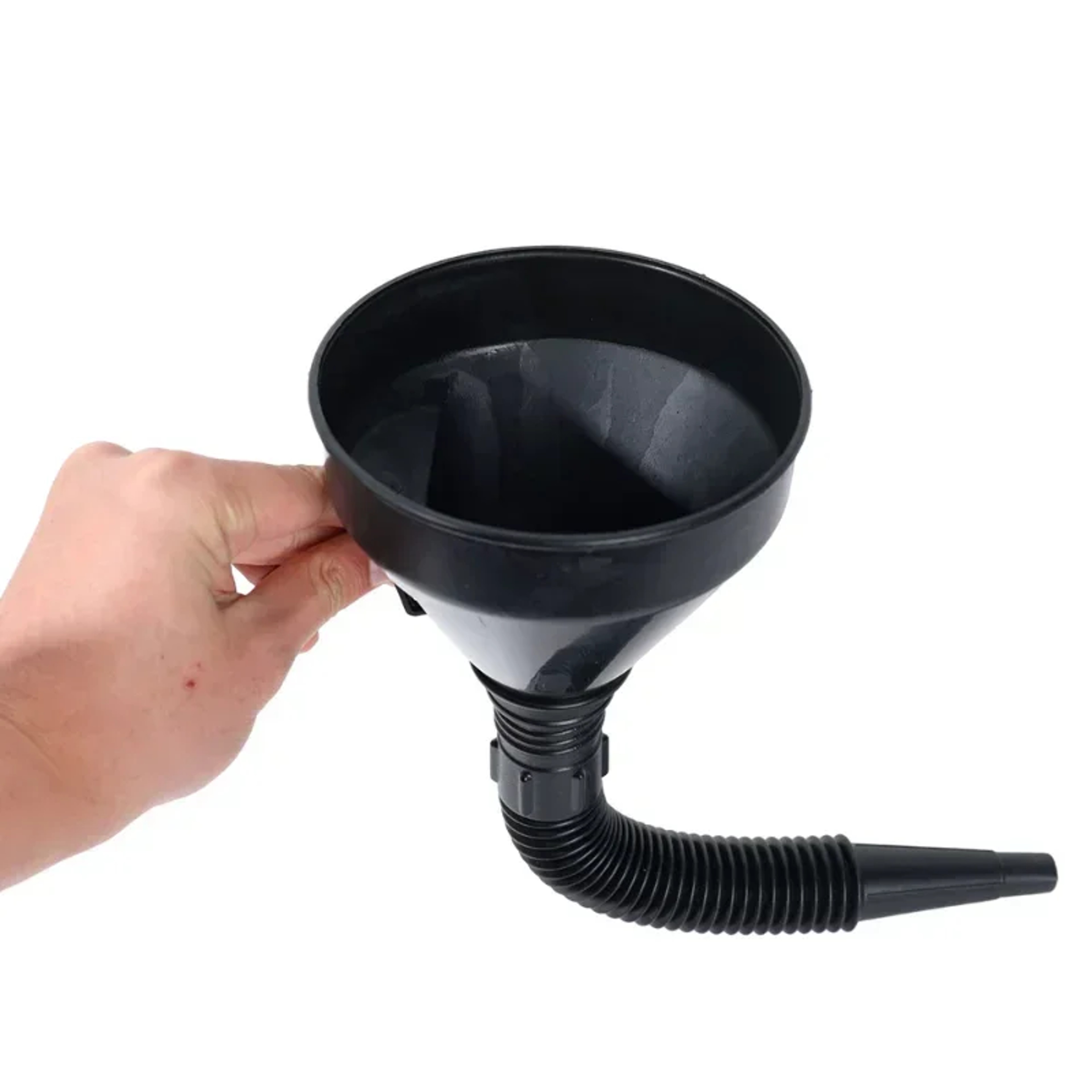 Universal Fuel Funnel with Filter and Flexible Extension Spout for Cars Motorcycles and Trucks – view 2