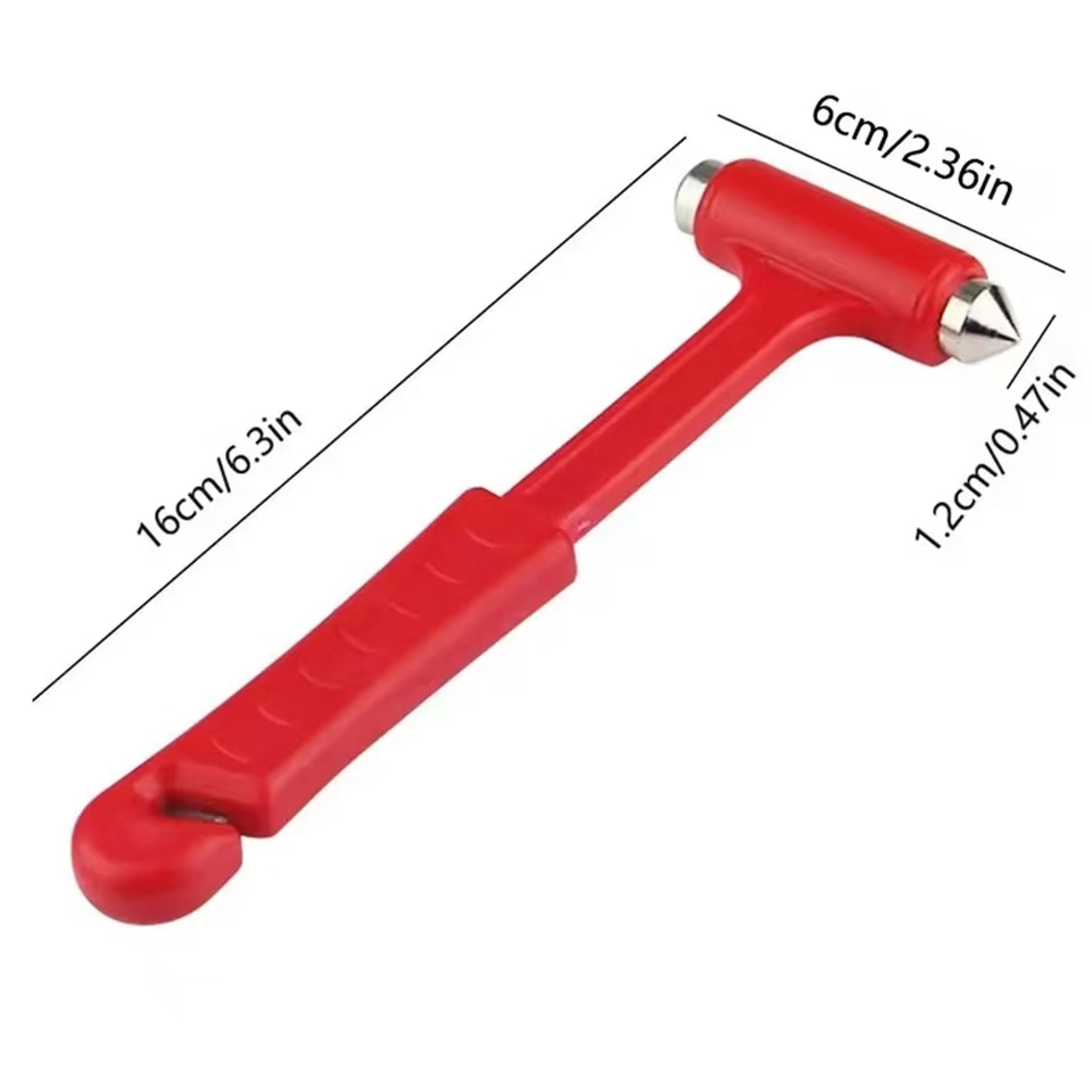 Car Safety Hammer Emergency Window Breaker and Seat Belt Cutter Escape Tool – view 6
