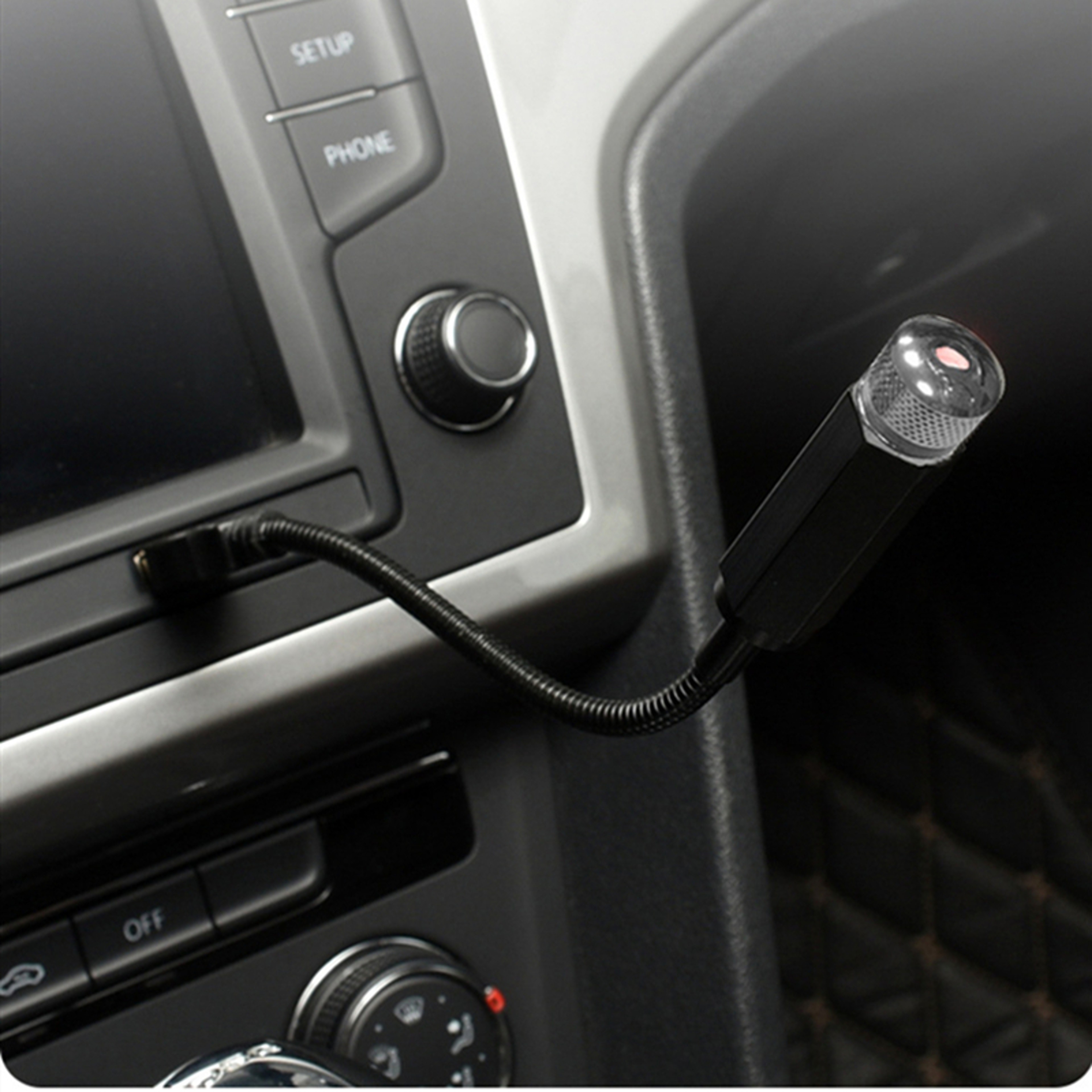 USB LED Car Interior Ambient Light Plug and Play Atmosphere Lamp – view 2