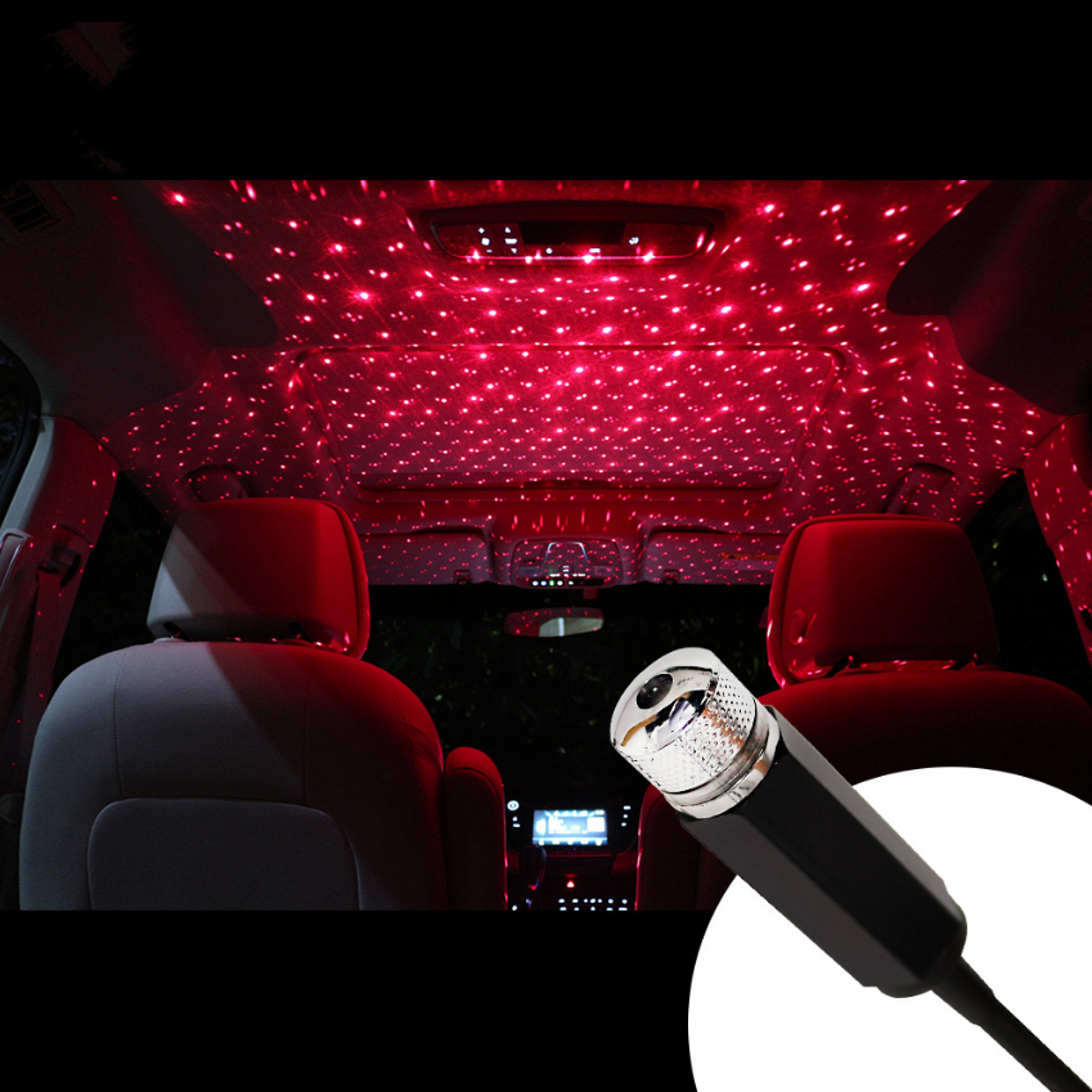 USB LED Car Interior Ambient Light Plug and Play Atmosphere Lamp – view 1