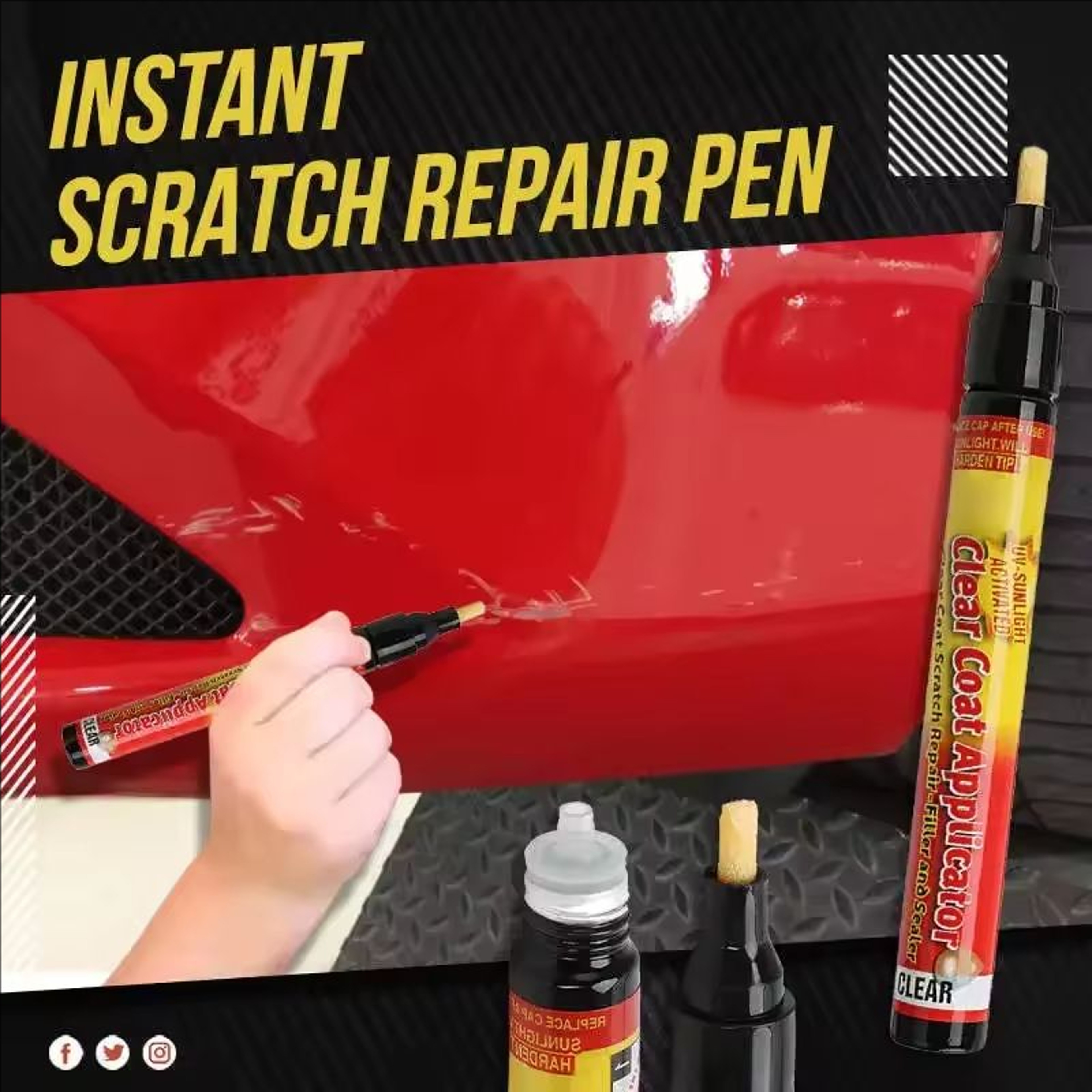 Clear Coat Car Scratch Repair Pen Universal Auto Touch Up Paint Tool 1