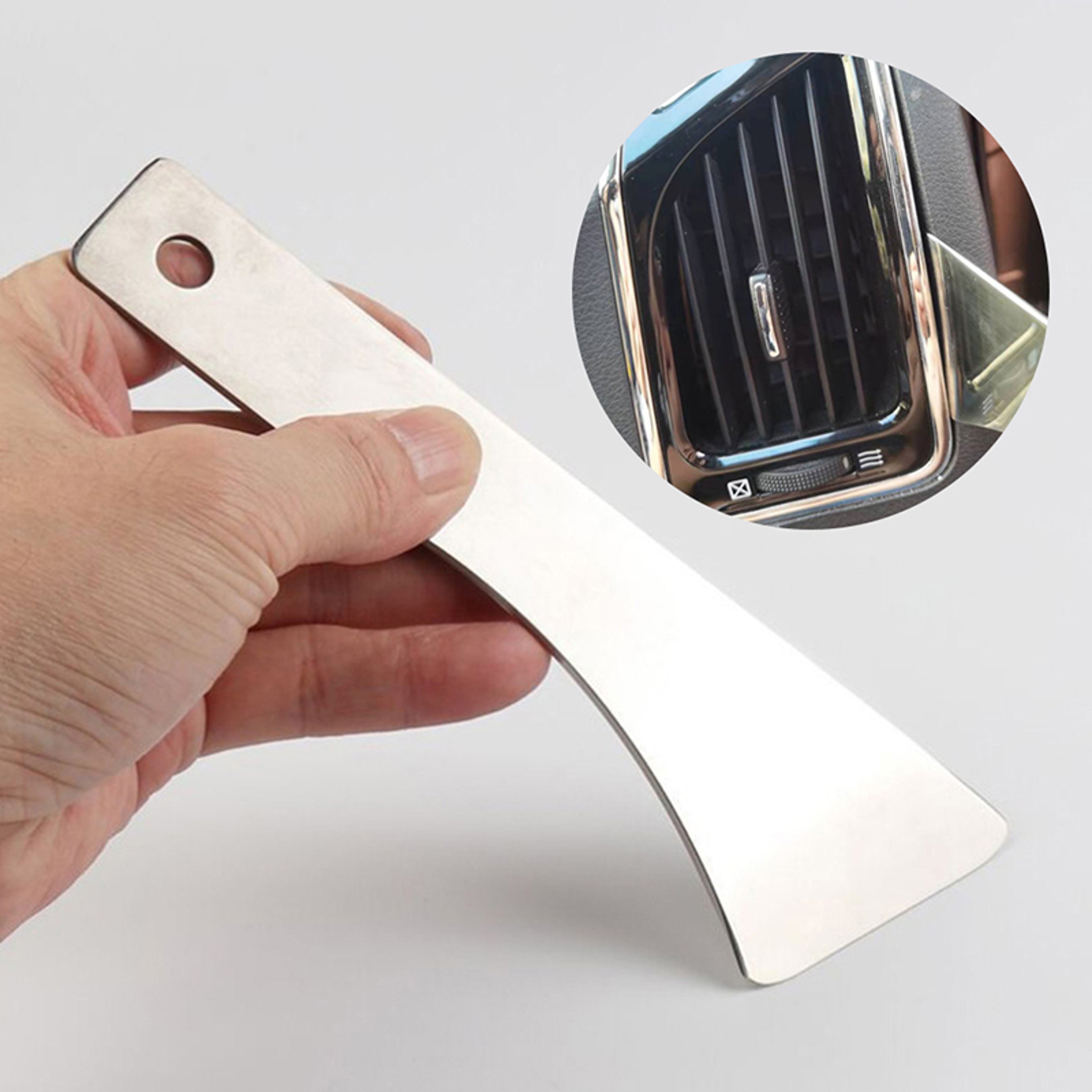 Stainless Steel Car Trim Removal Tool for Door Panels Dashboard Clips and Audio Installation – view 1