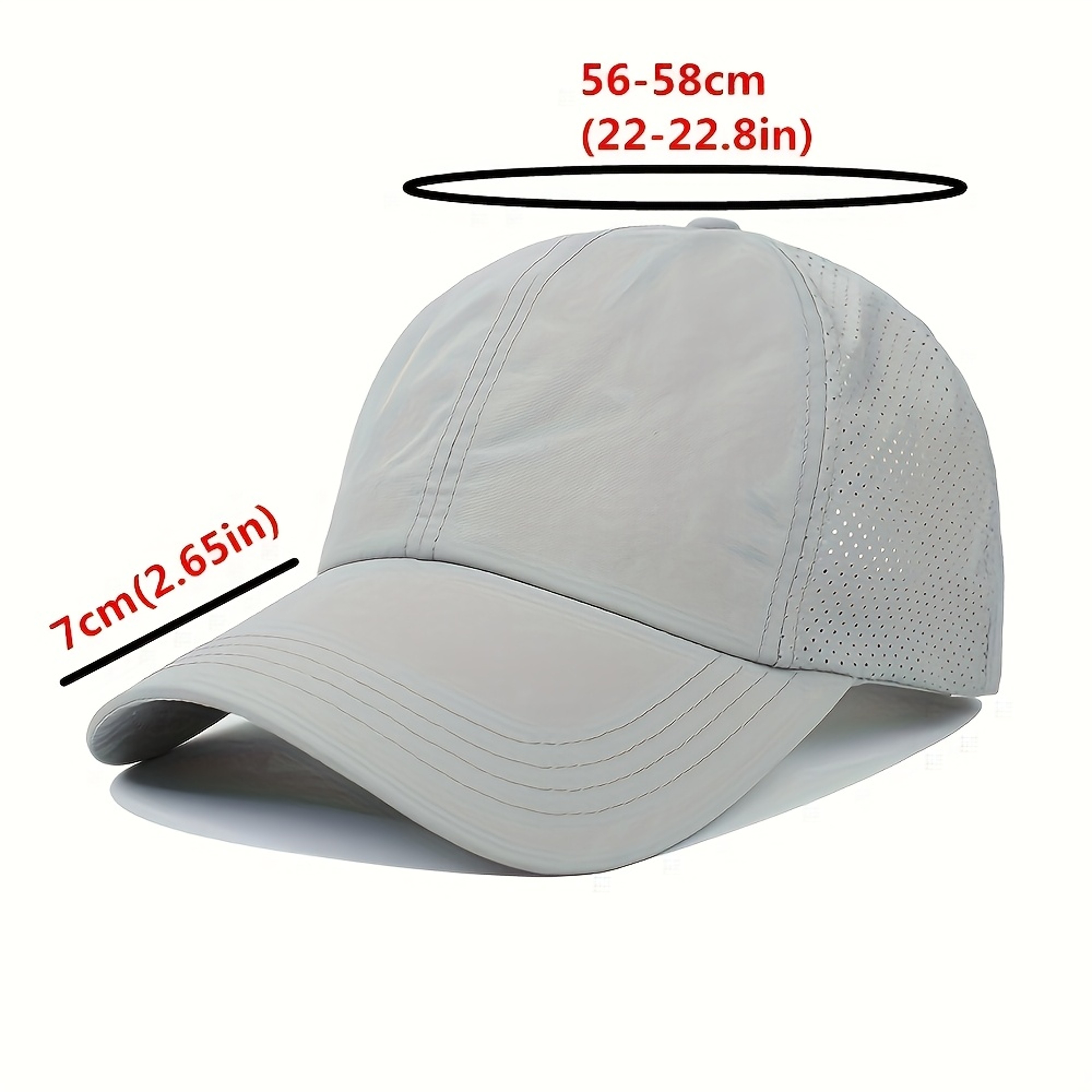 Womens High Ponytail Baseball Cap Quick Dry Breathable Mesh Sports Sun Hat – view 6