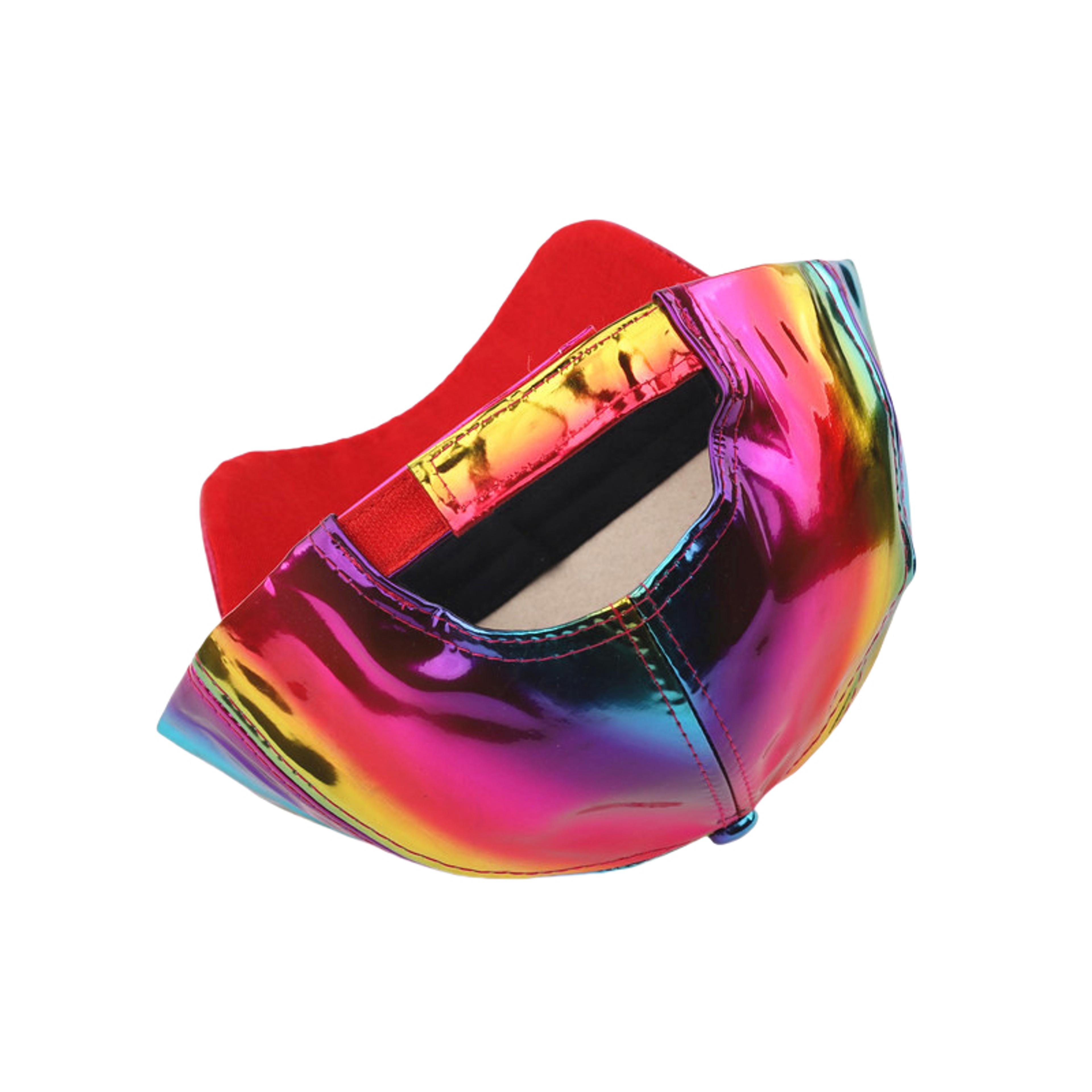 Holographic Rainbow Color Changing Baseball Cap Adjustable Laser Snapback Party Hat – view 6