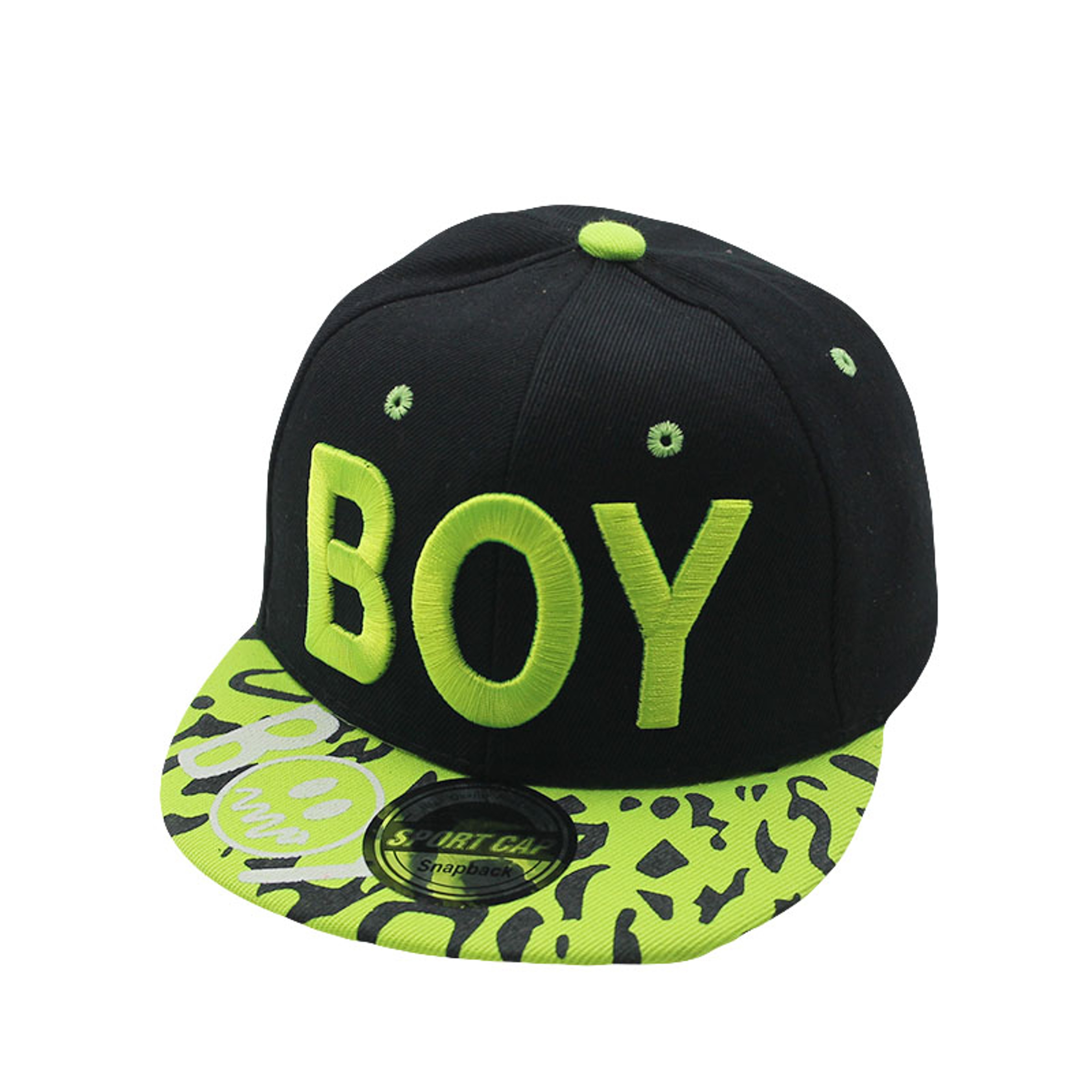 Kids Embroidered Baseball Cap Adjustable Snapback Sun Hat for Boys and Girls – view 1