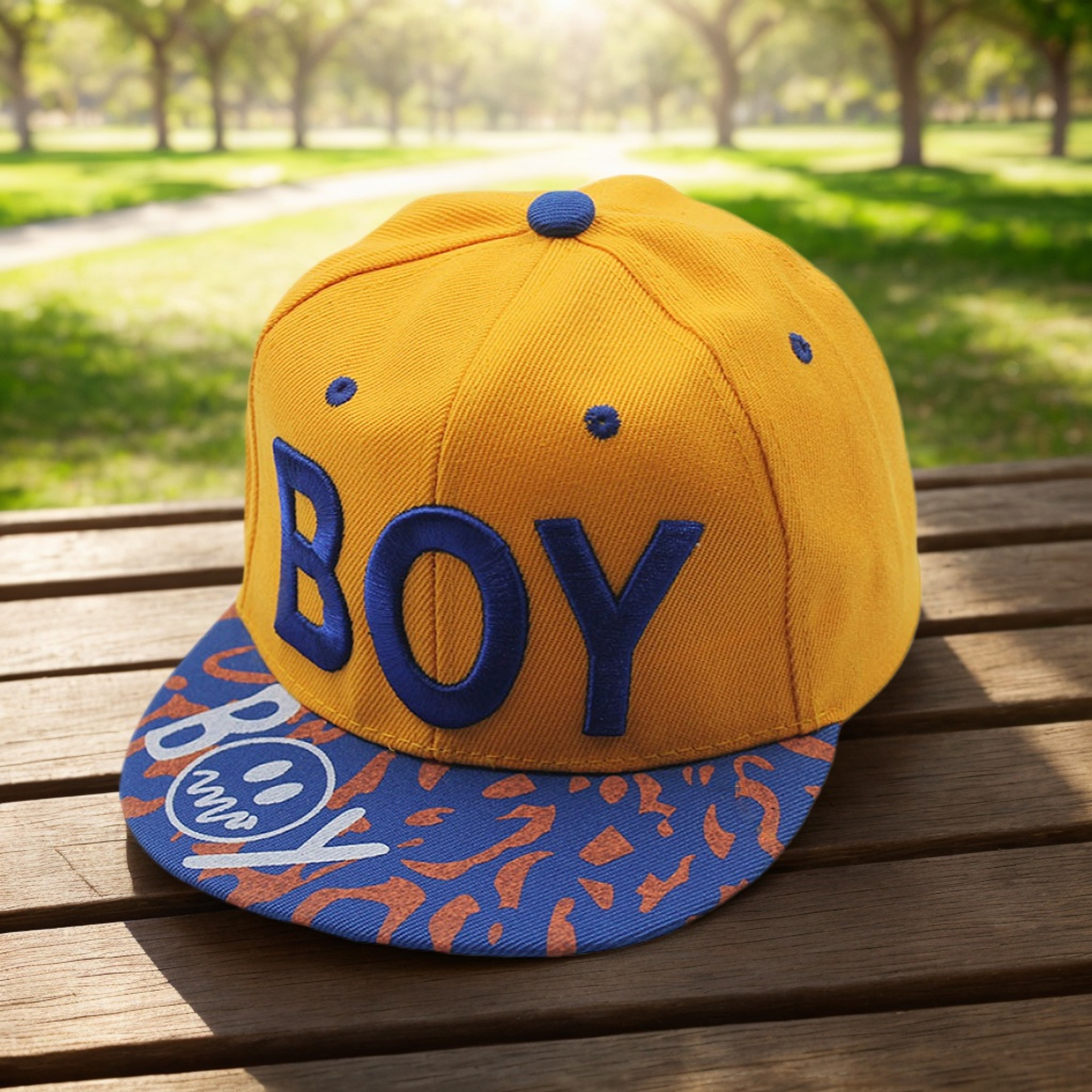 Kids Embroidered Baseball Cap Adjustable Snapback Sun Hat for Boys and Girls – view 10