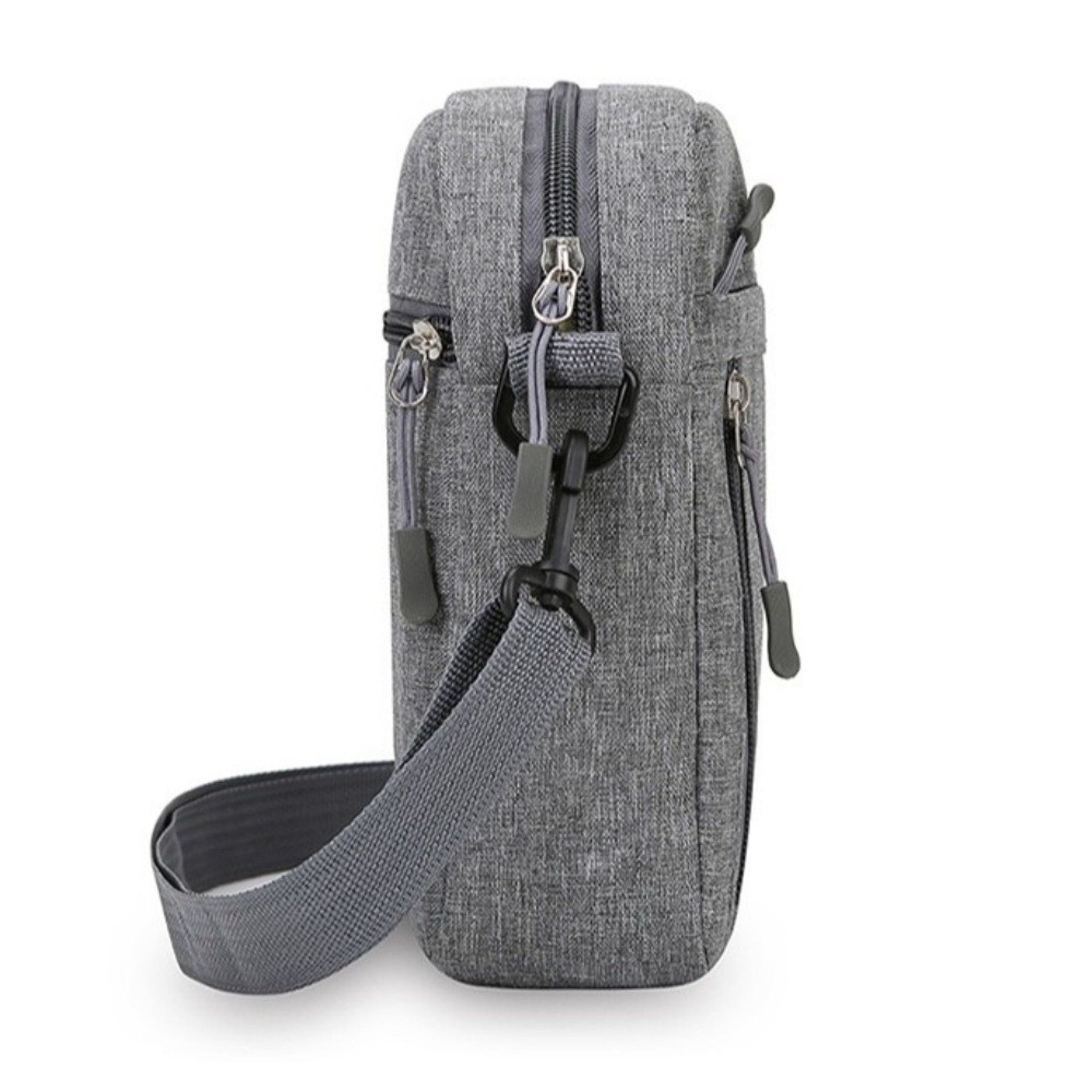 Everyday Lightweight Nylon Crossbody Bag for Men with Multi Pocket Storage – view 3