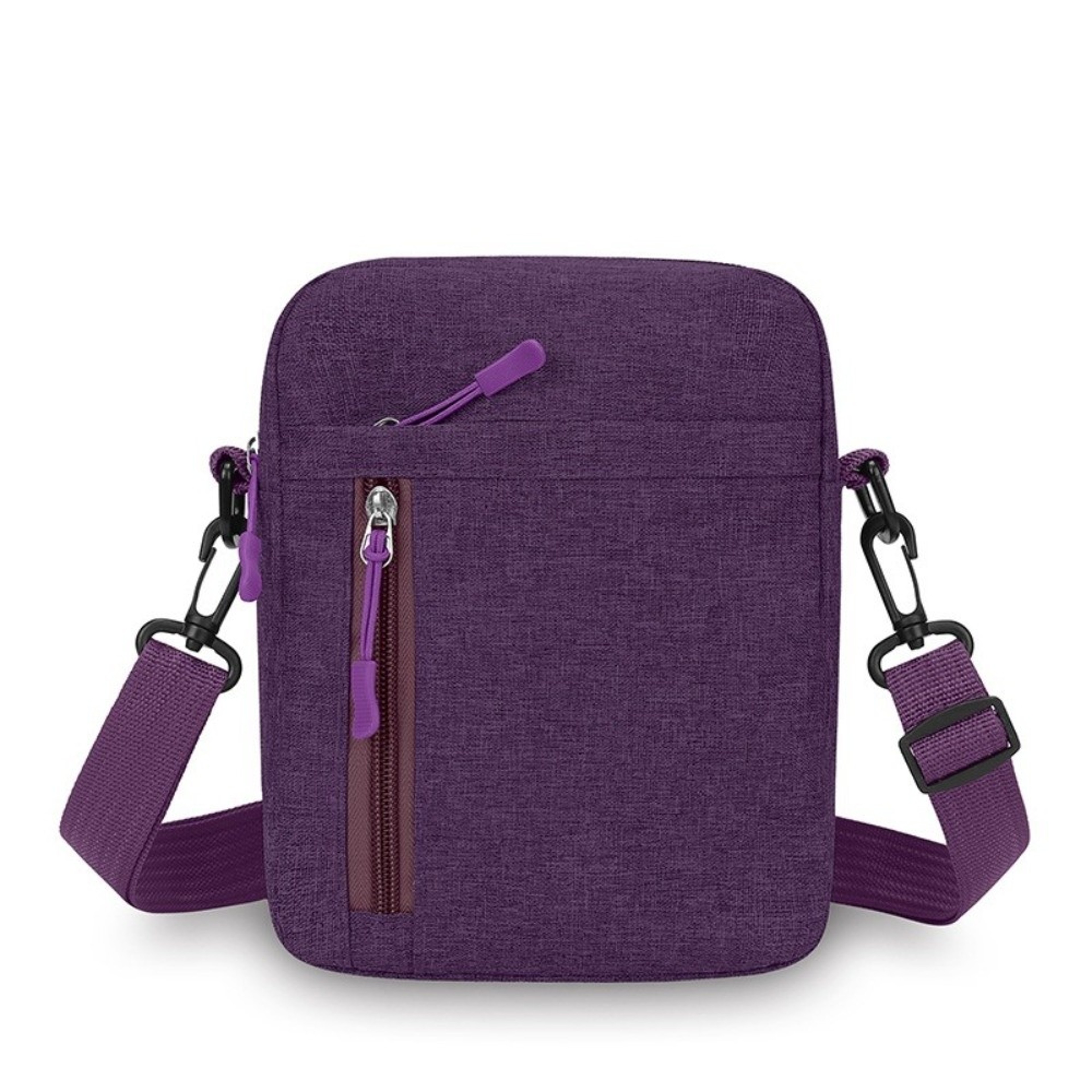 Everyday Lightweight Nylon Crossbody Bag for Men with Multi Pocket Storage – view 8
