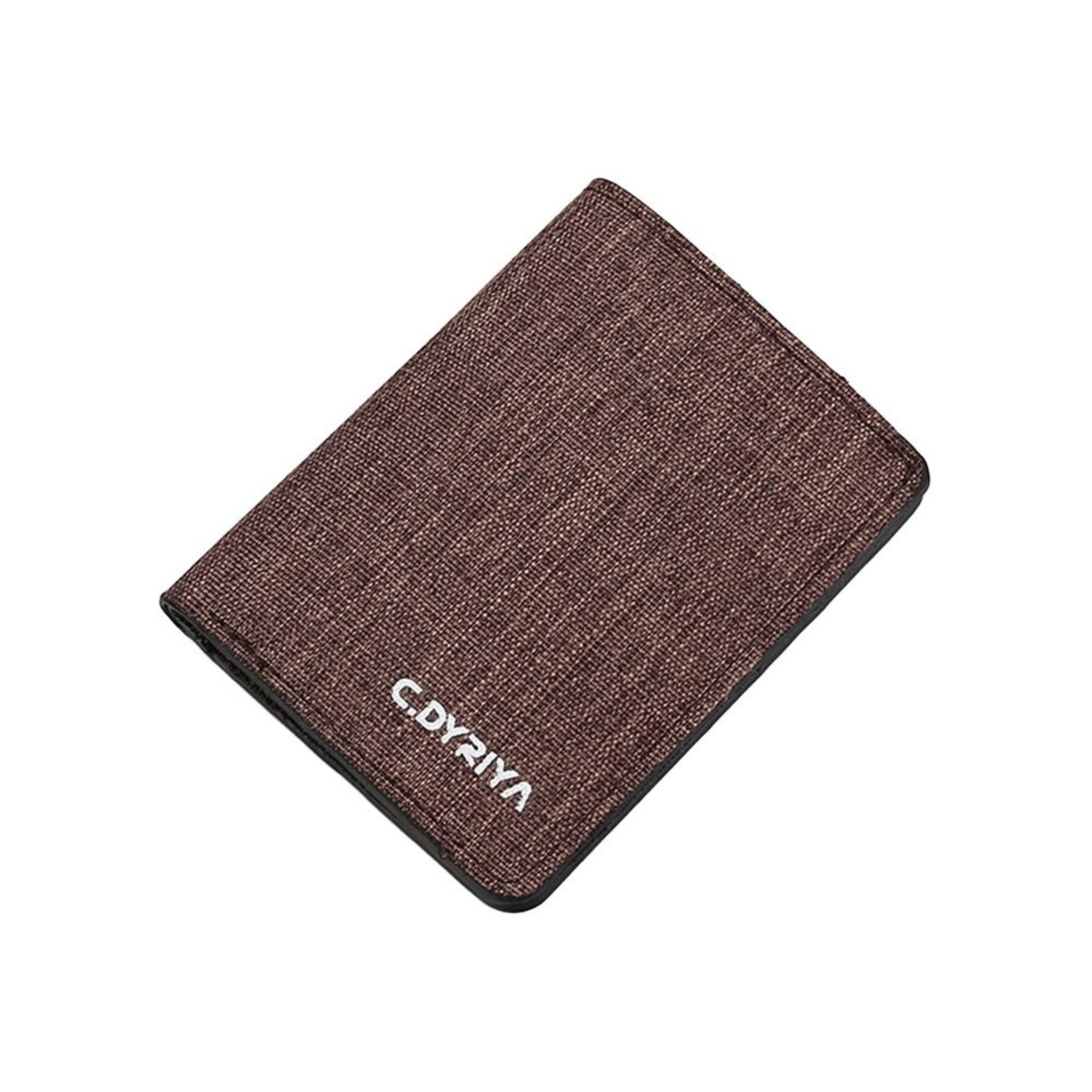 Compact Canvas Wallet with Zipper Coin Pocket and Multi Pocket Card Holder – view 7