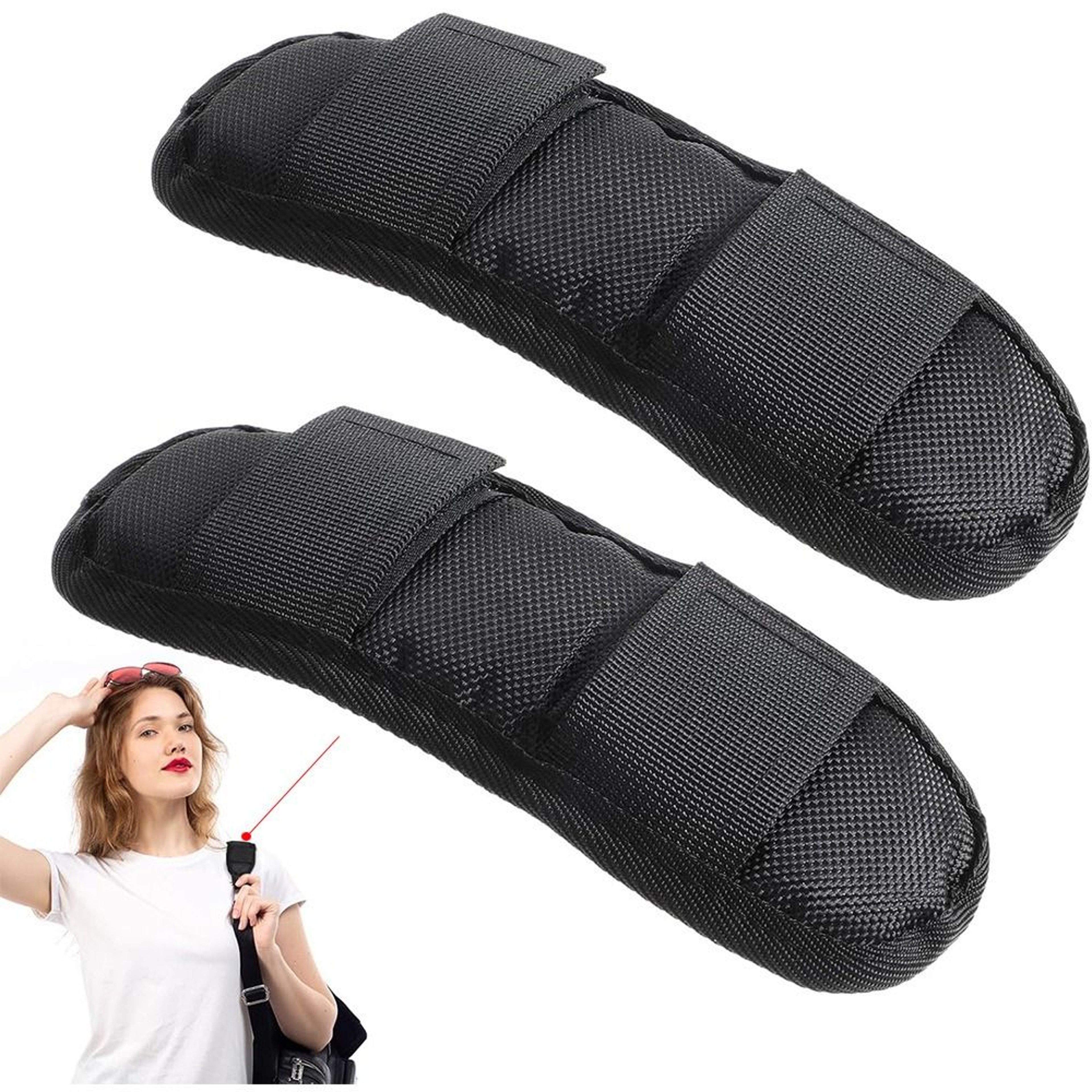 Breathable Backpack Shoulder Strap Pads Non Slip Removable Cushion for Comfortable Carrying – view 8