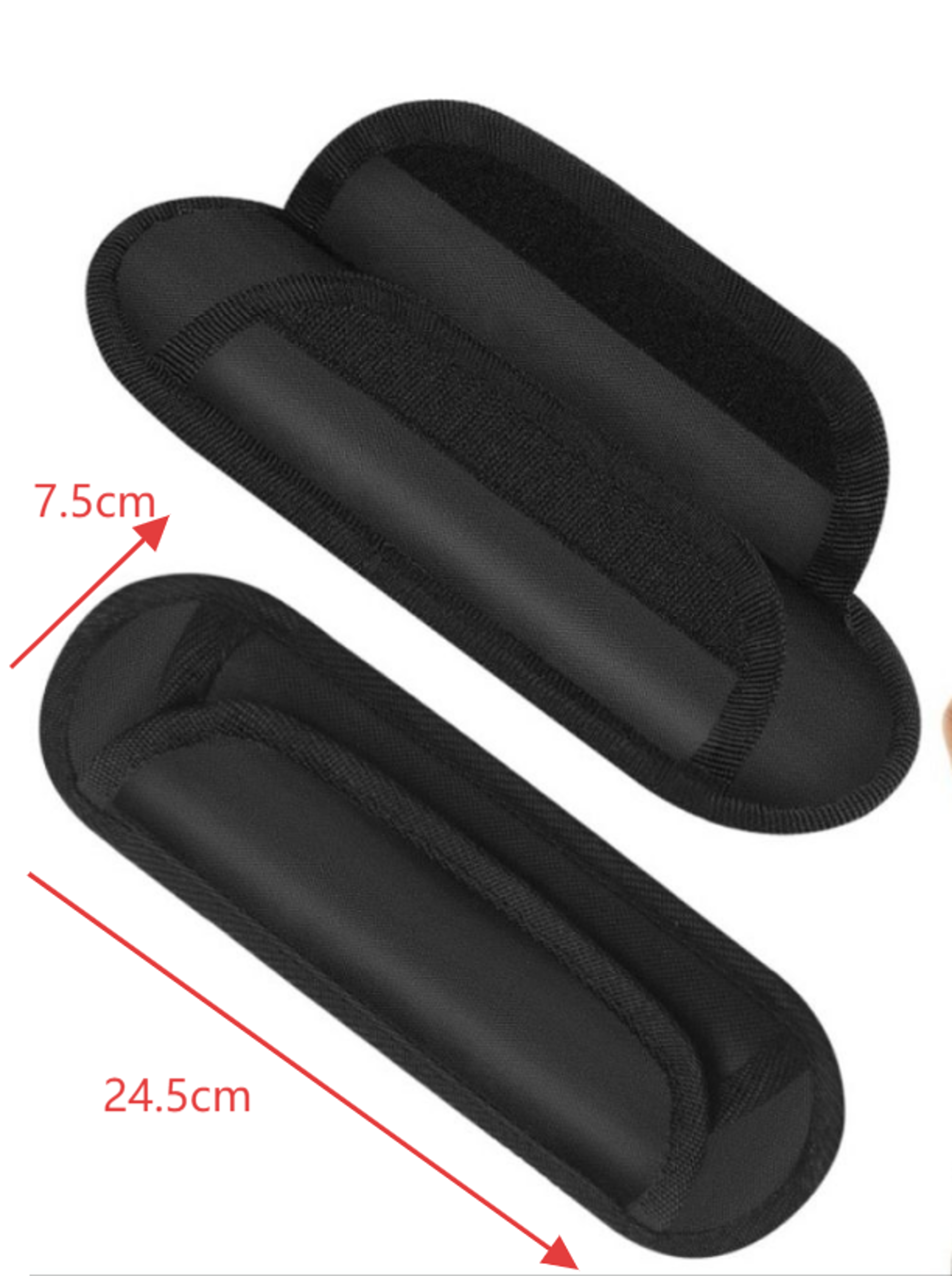 Breathable Backpack Shoulder Strap Pads Non Slip Removable Cushion for Comfortable Carrying – view 11