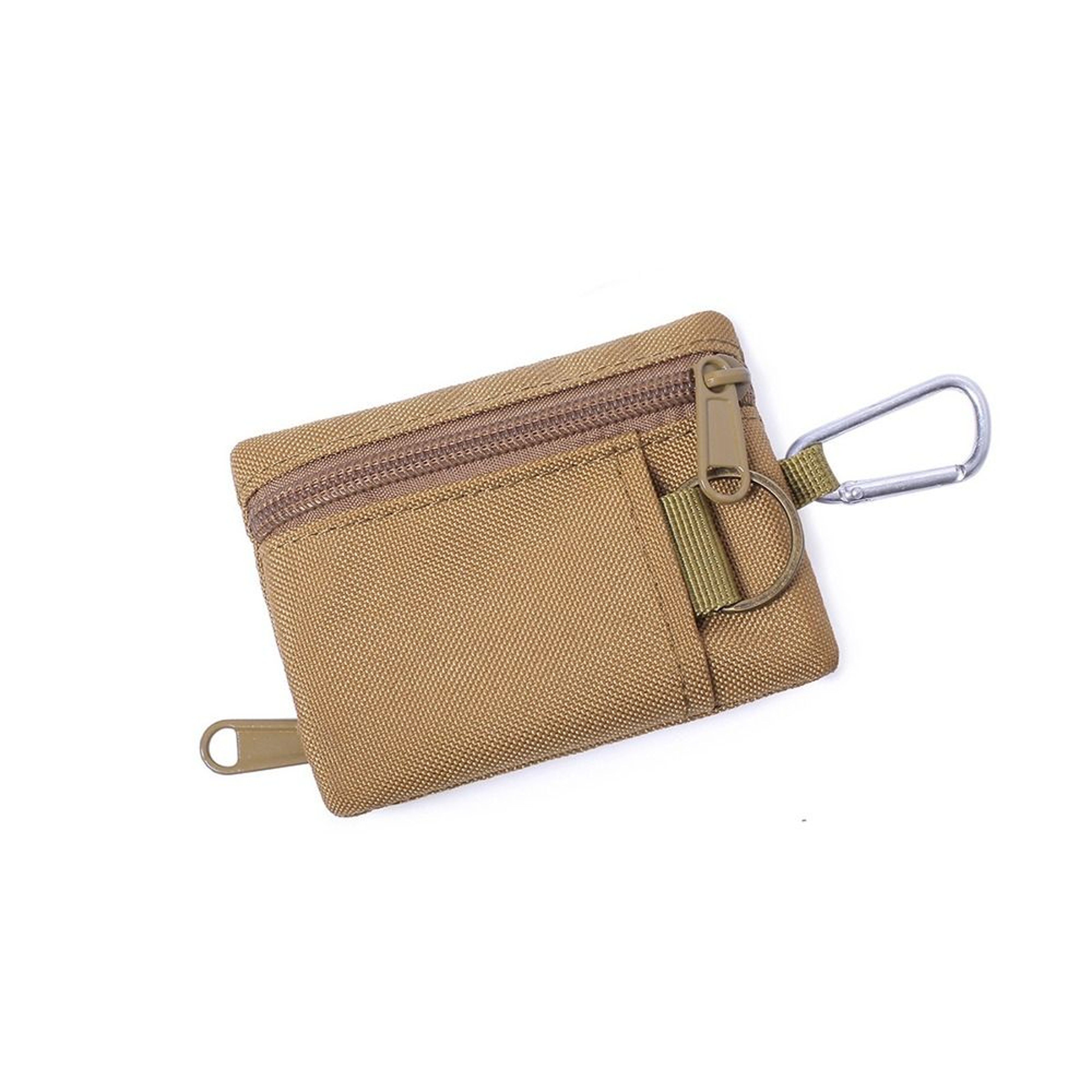 Compact EDC Molle Pouch Wallet with Carabiner Key Card and Coin Organizer – view 7