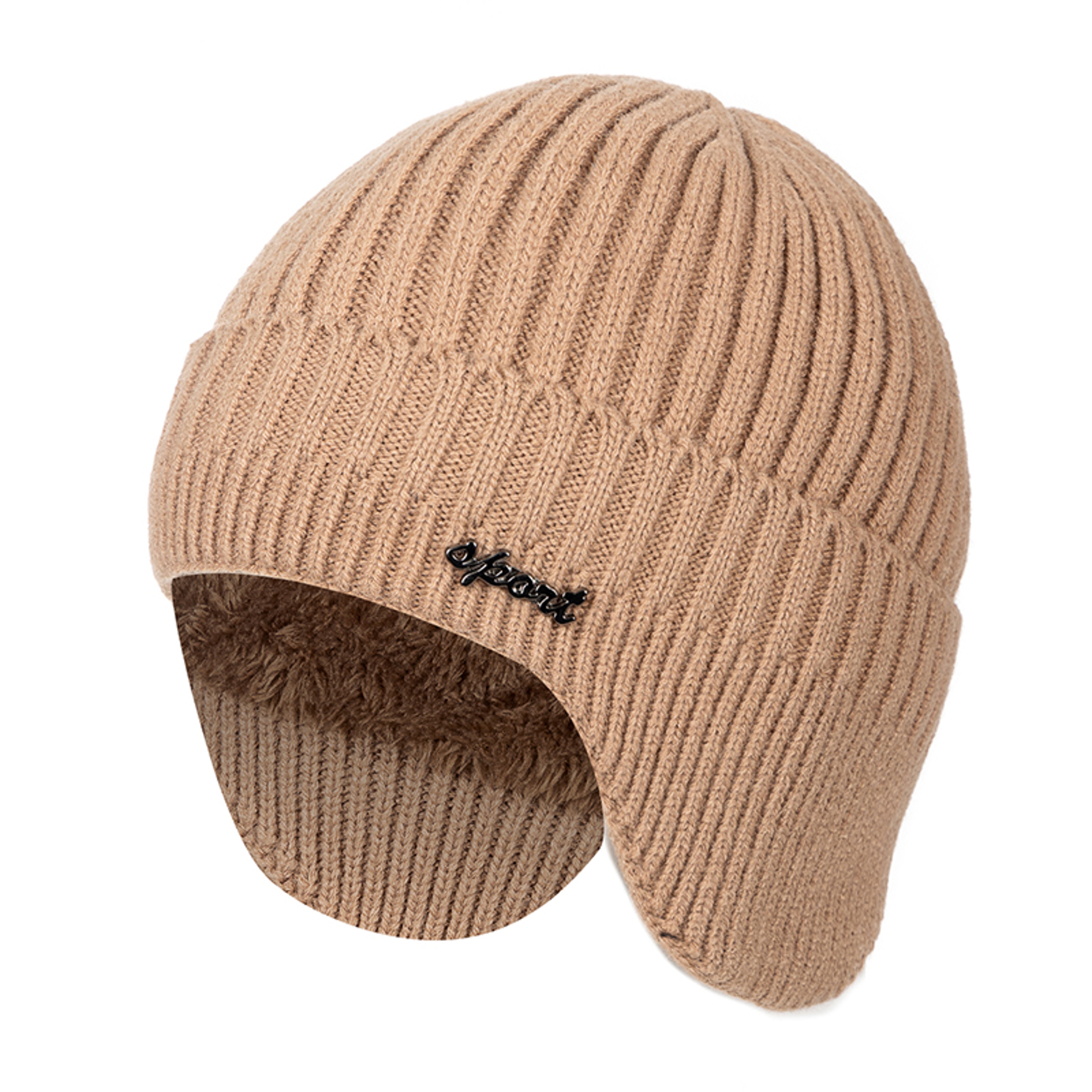 Warm Earflap Beanie Soft Knit Winter Hat For Men And Women 8
