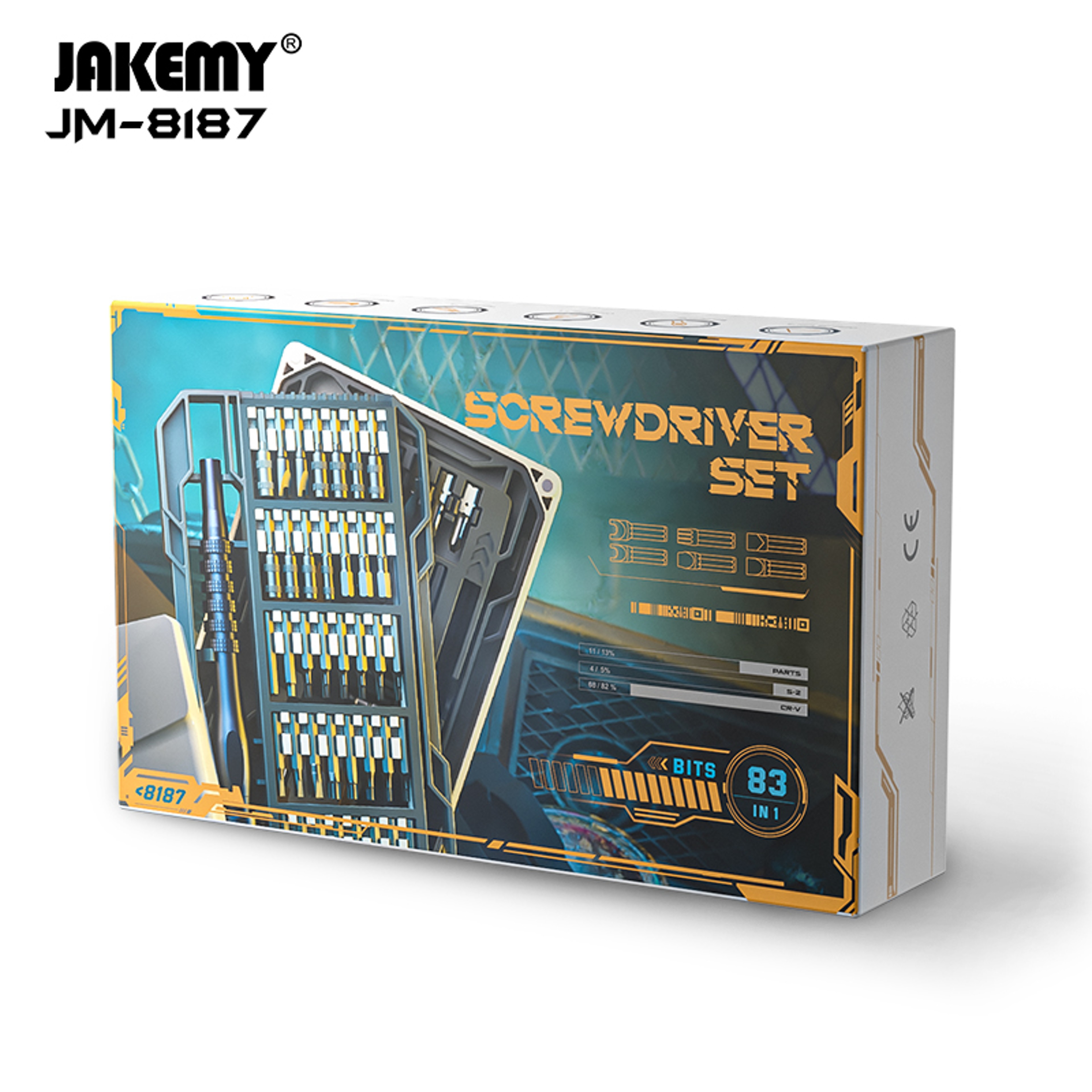 Precision Magnetic Screwdriver Set With CR V Bits For Phone Tablet And Electronics Repair 3
