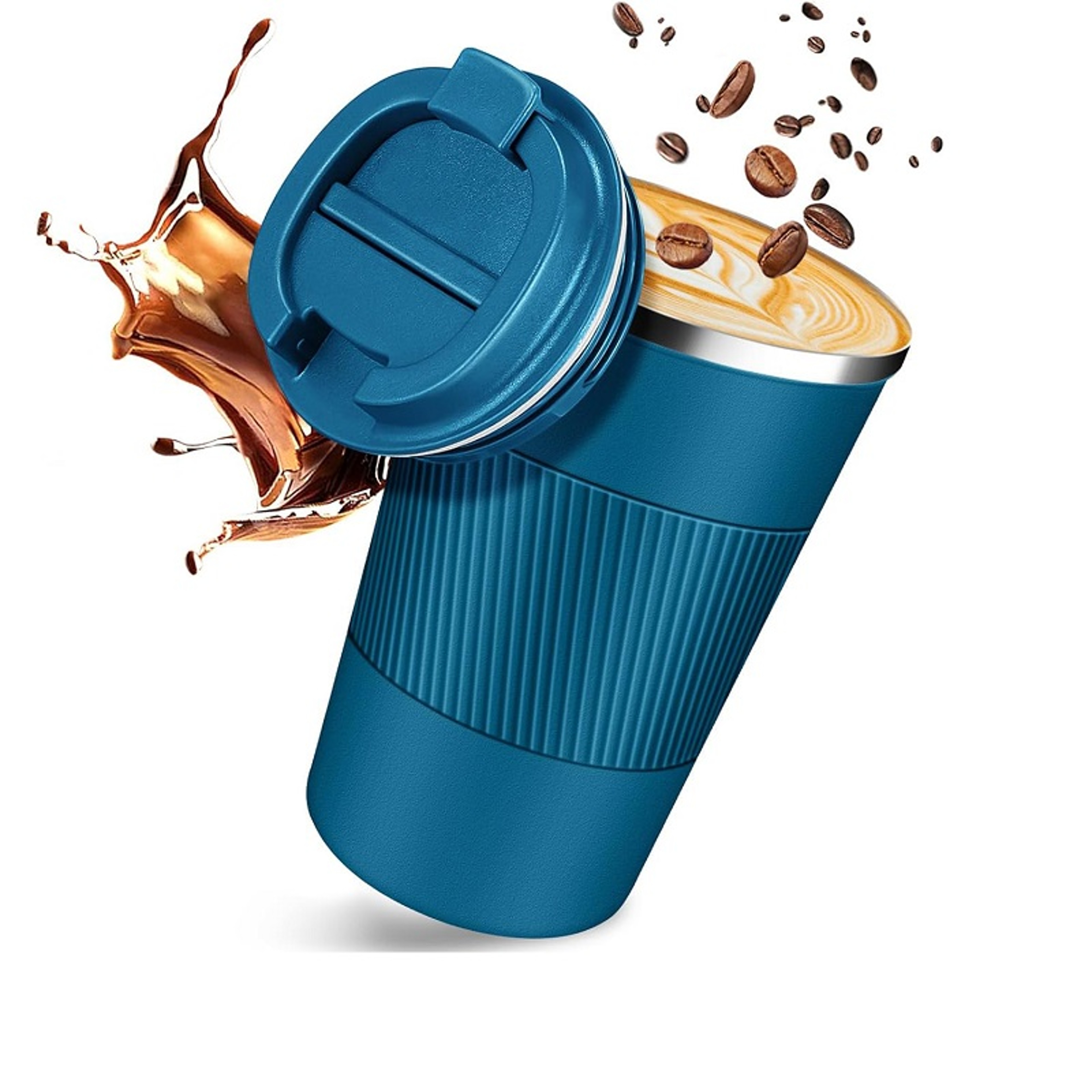 Stainless Steel Travel Mug Leak Proof Insulated Coffee Cup for Hot and Cold Drinks – view 9