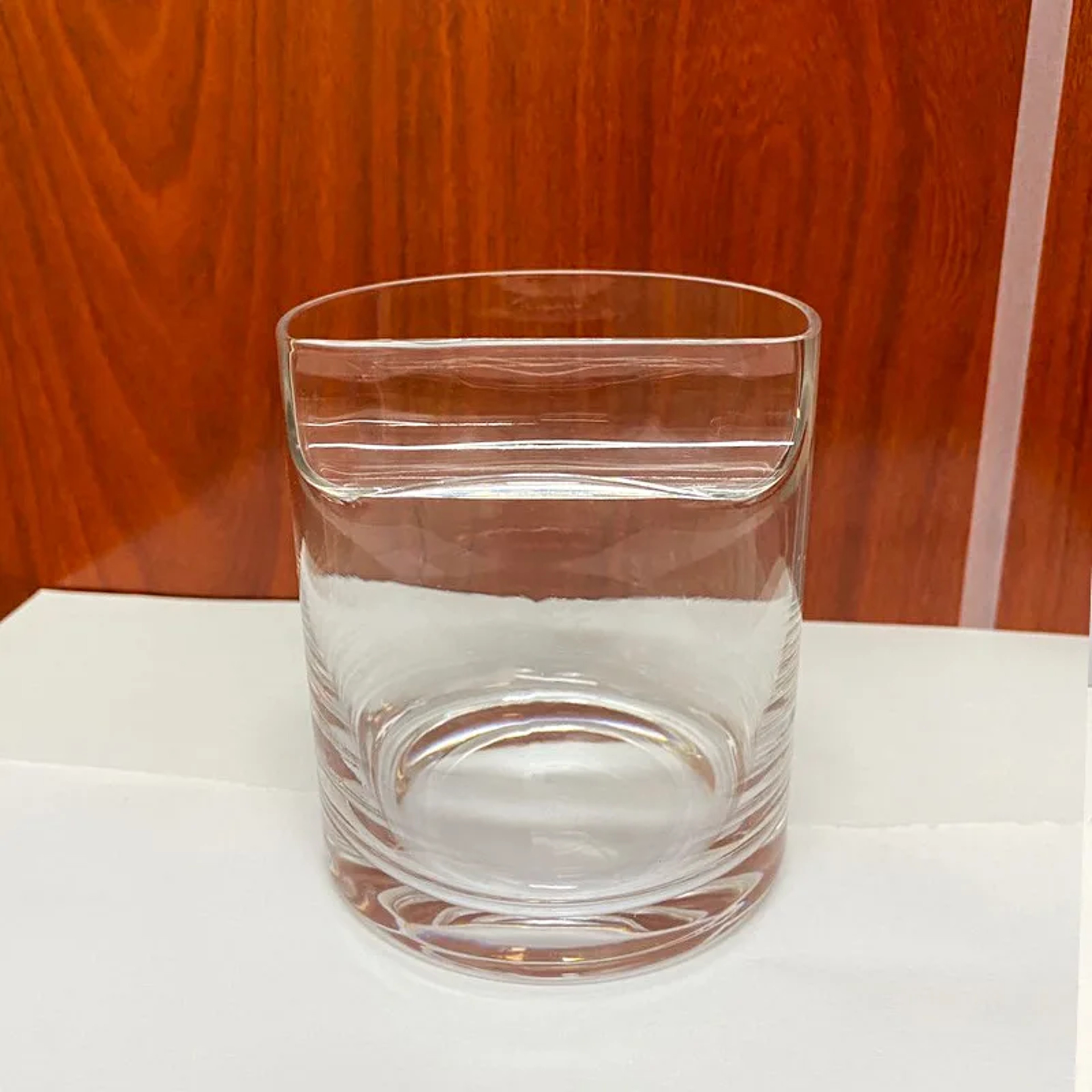 Crystal Whiskey Cigar Glass with Built In Cigar Rest Elegant Rocks Tumbler for Relaxing Sips – view 3