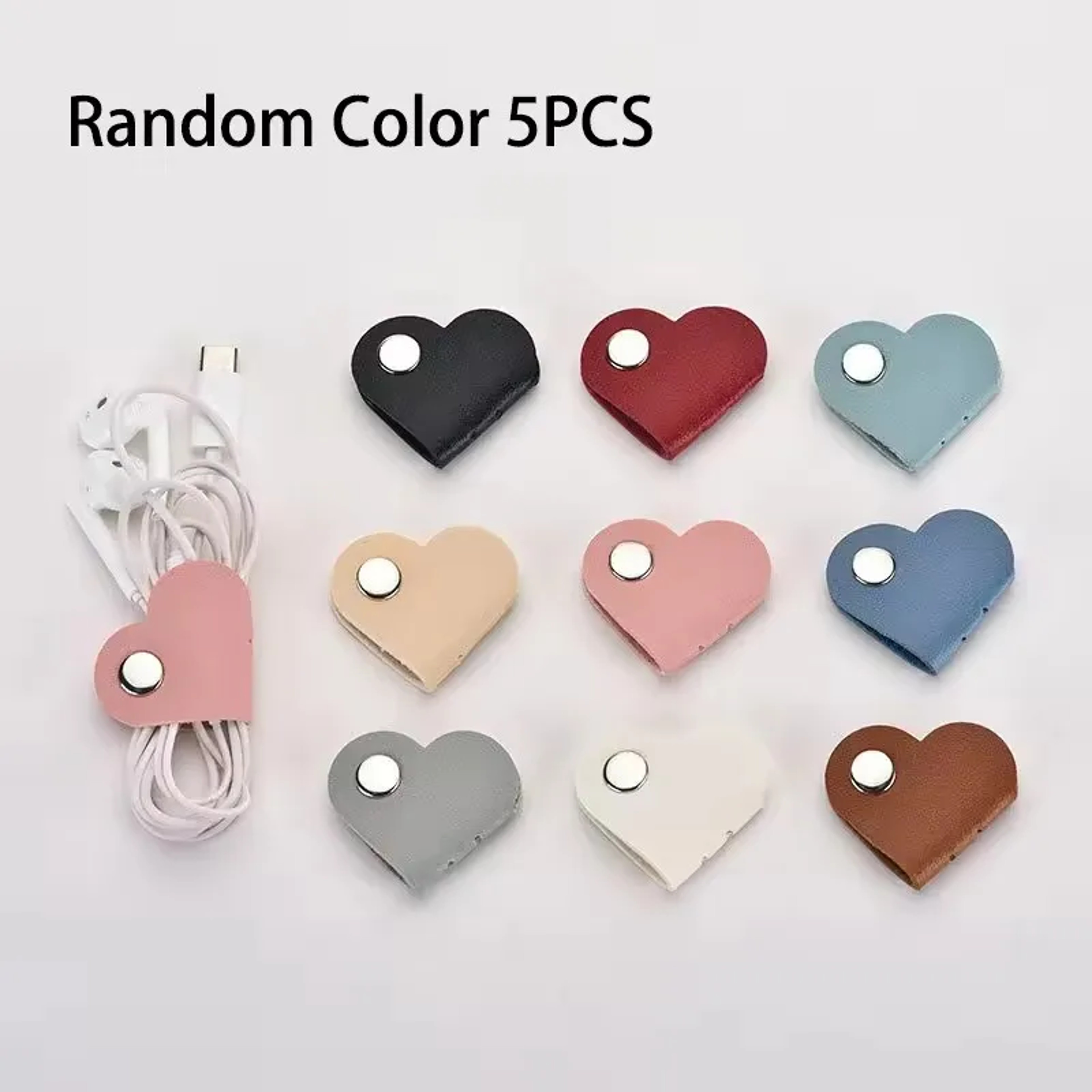 Mini Cable Winder Desk Cable Organizer Cord Holder For USB Mouse And Headphone Wires 6