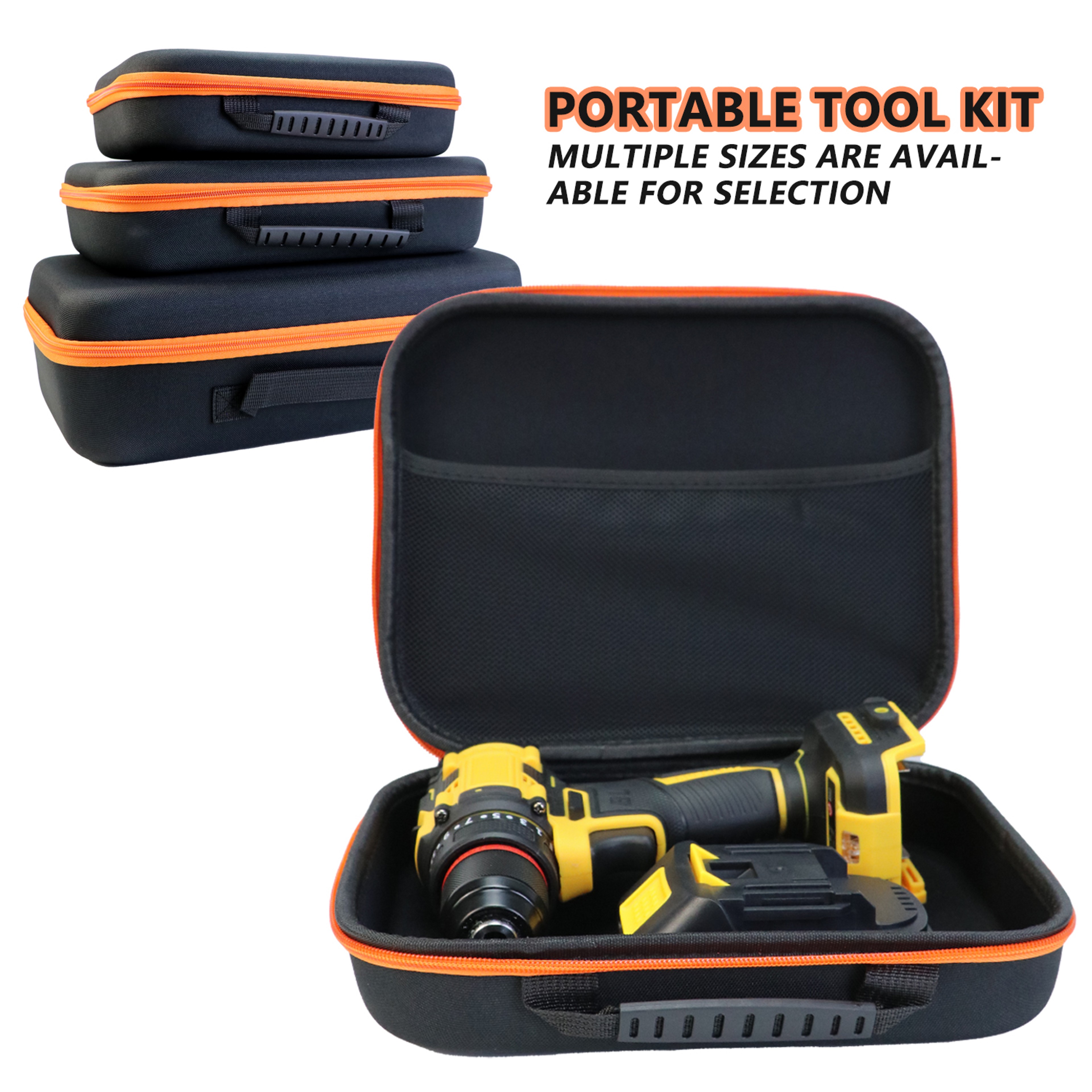 Shockproof Waterproof Electric Drill Carry Case Large Capacity Tool Bag – view 1