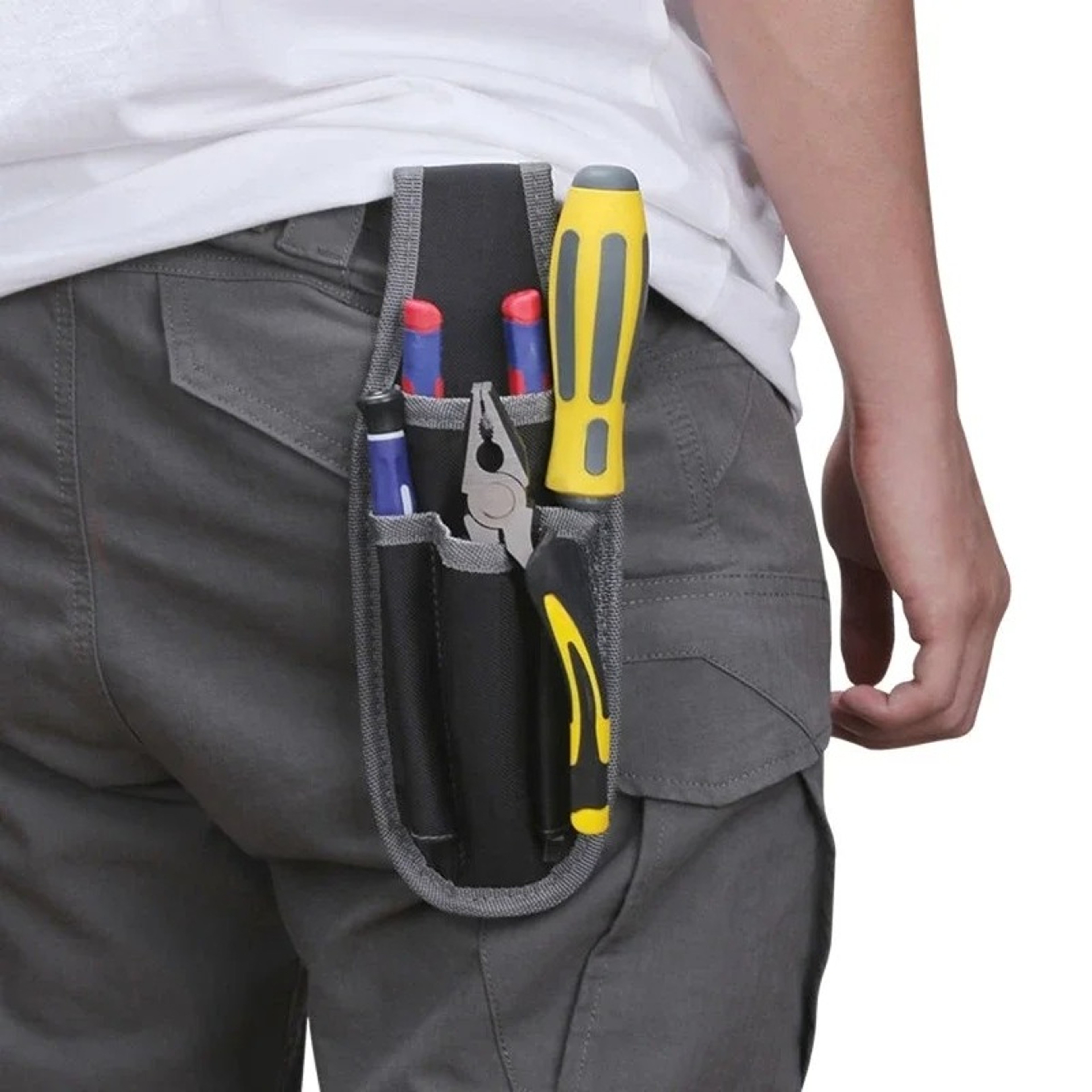 Compact Electrician Tool Pouch Durable Waist Tool Bag for Easy Access and Organized Carry – view 2