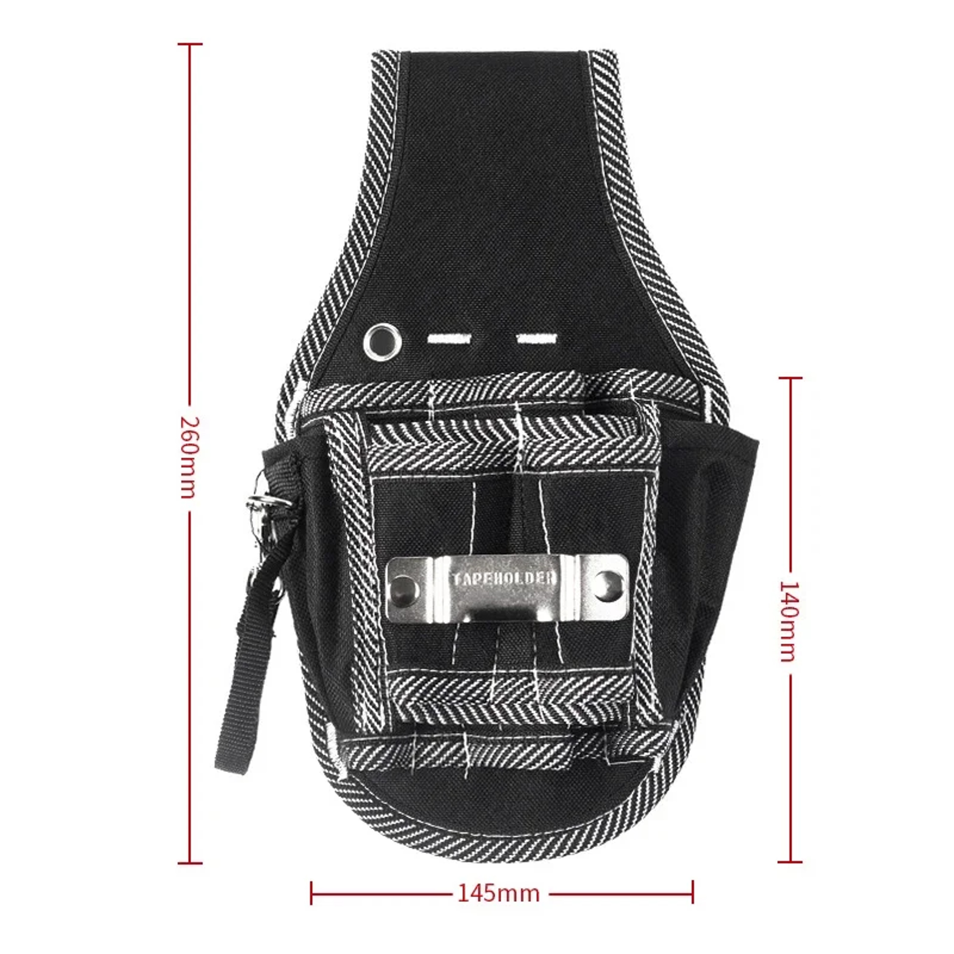 Electrician Tool Pouch Durable Tool Belt Pouch With Multi Pocket Organizer 3
