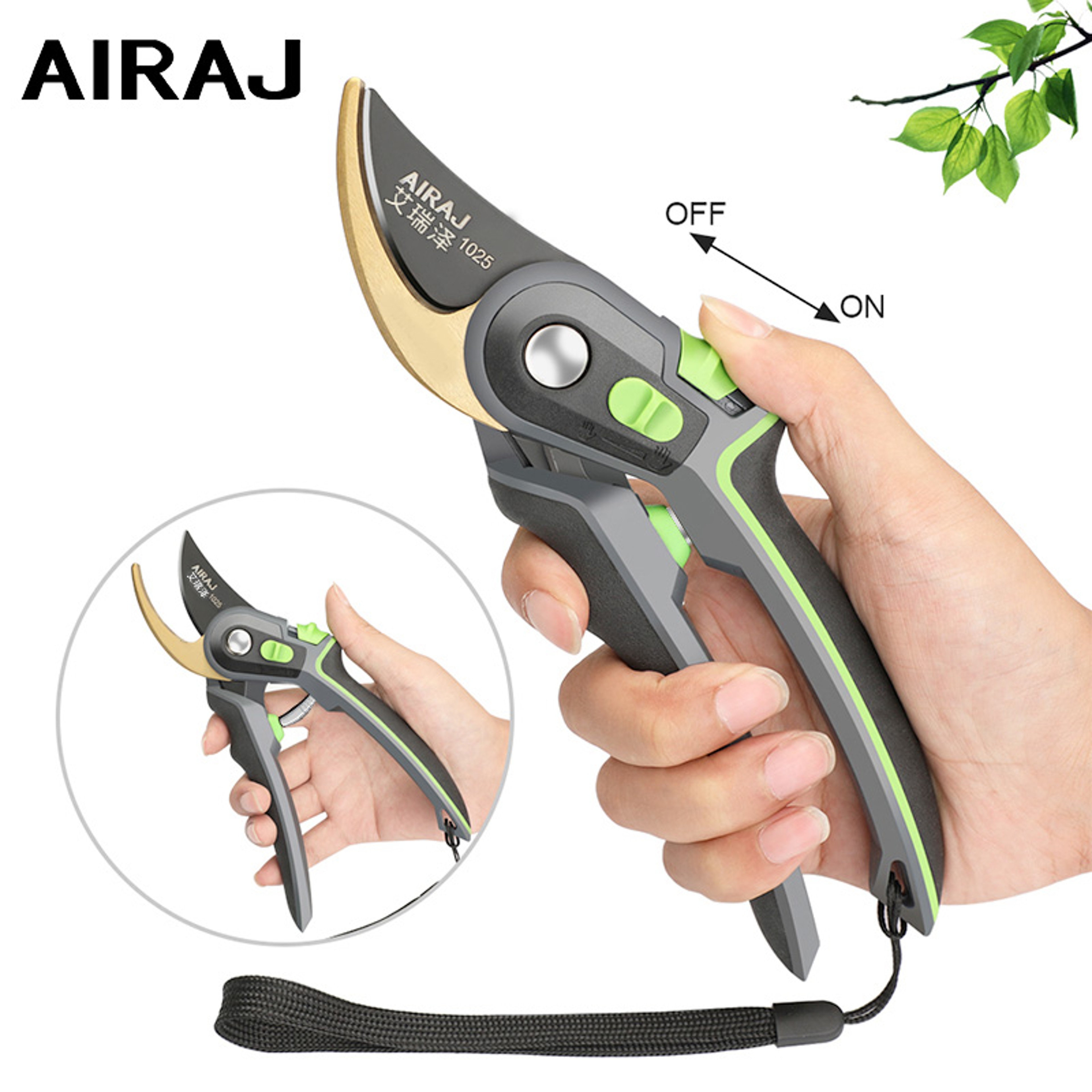 Heavy Duty Pruning Shears Labor Saving Garden Pruners For Clean Branch And Flower Trimming 1