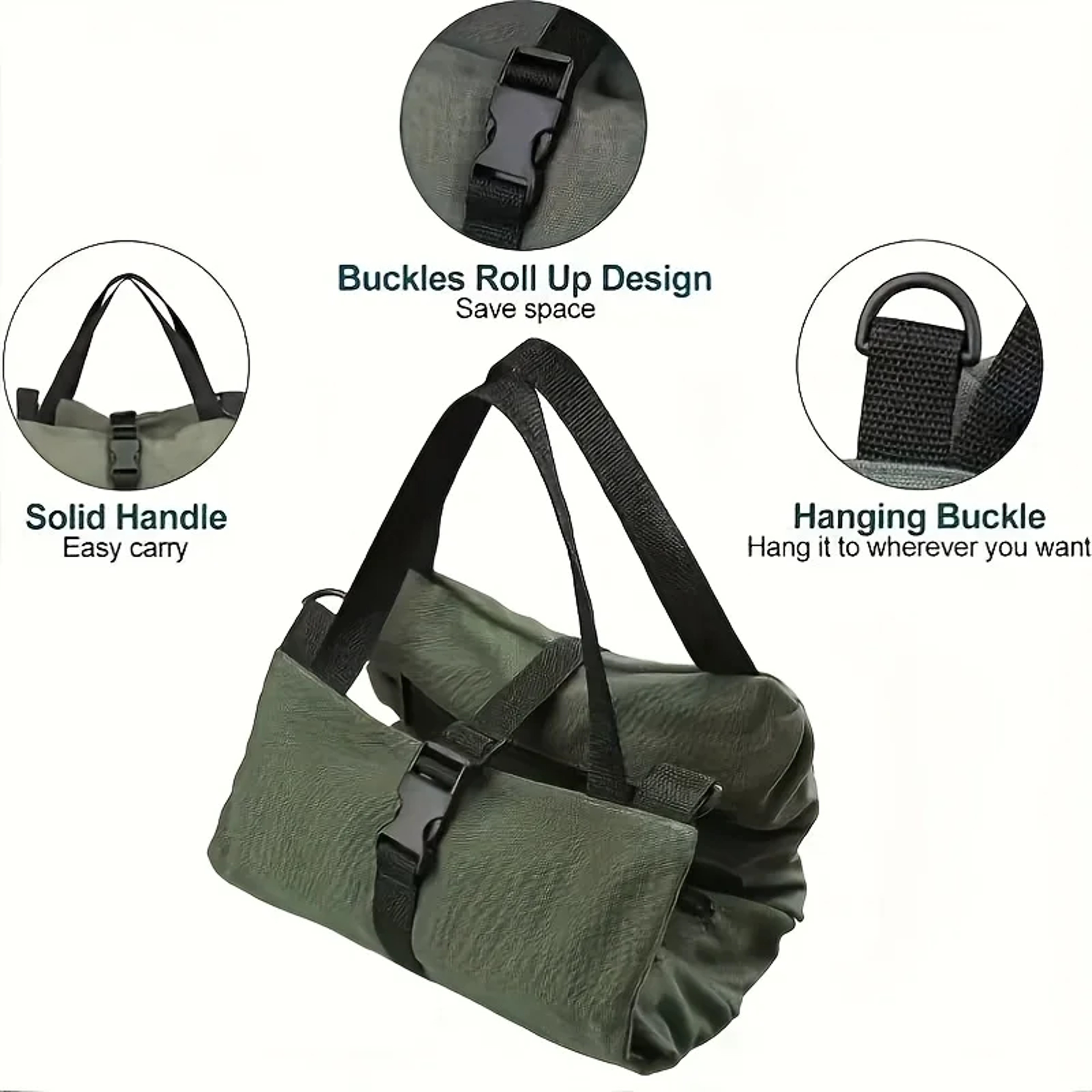 Portable Roll Up Tool Bag Multi Pocket Tool Organizer for Hardware Storage – view 4