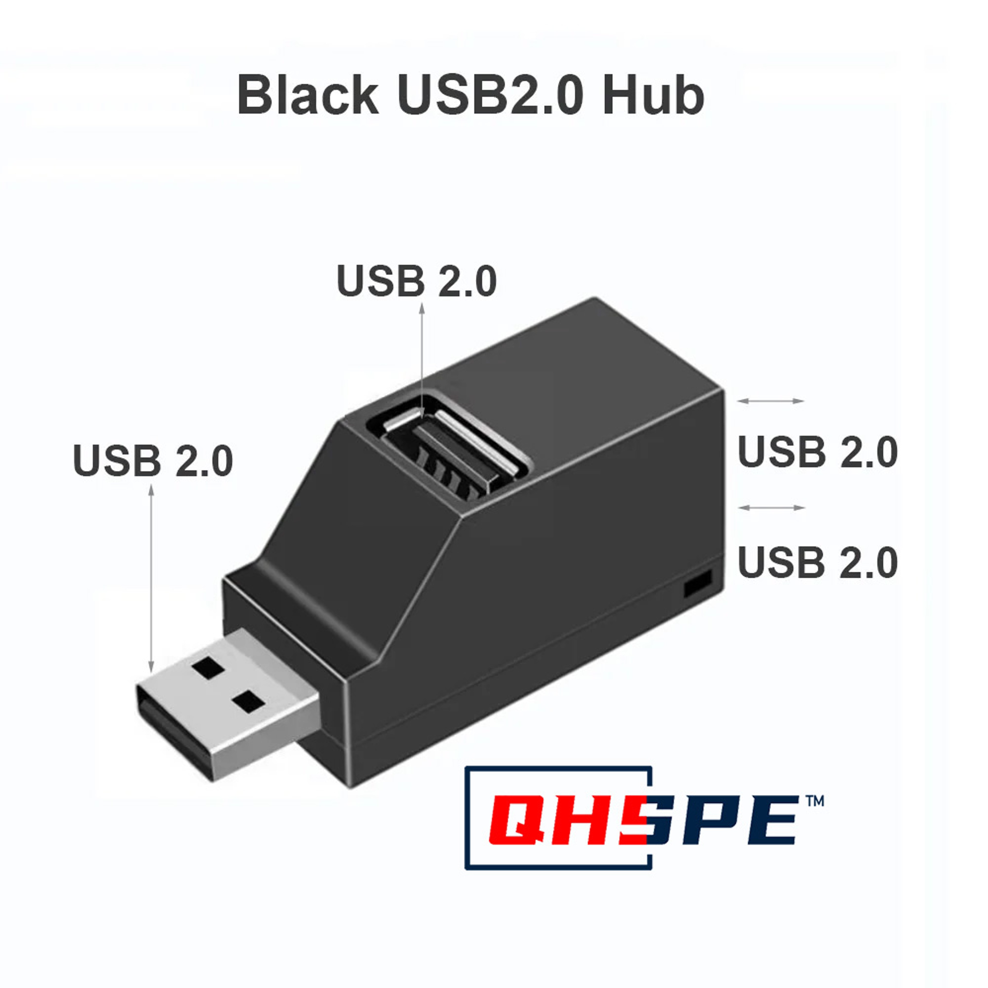 USB Hub Adapter High Speed USB Splitter For Laptop And PC 6