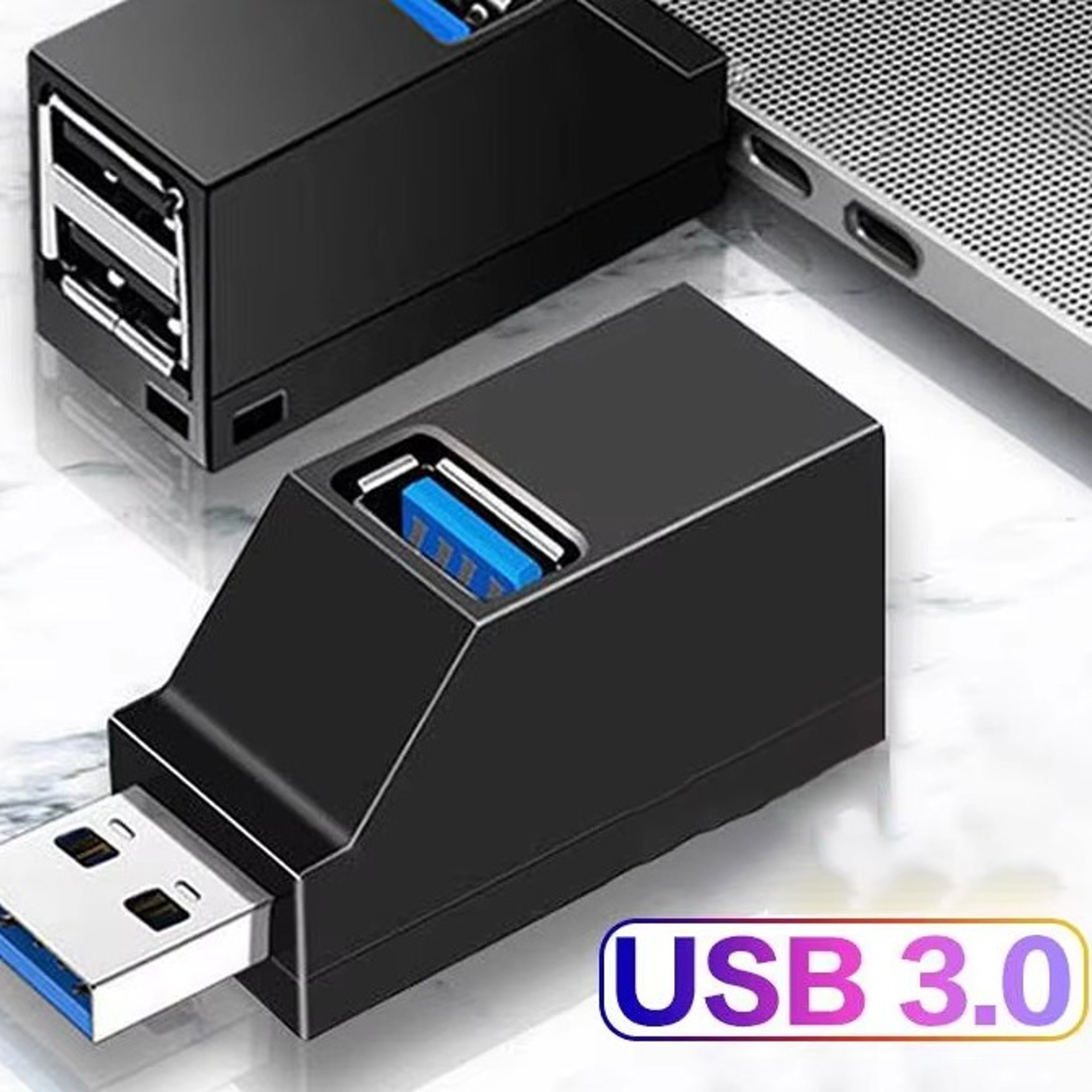 3 Port USB Hub Adapter High Speed USB Splitter for Laptop and PCjpg