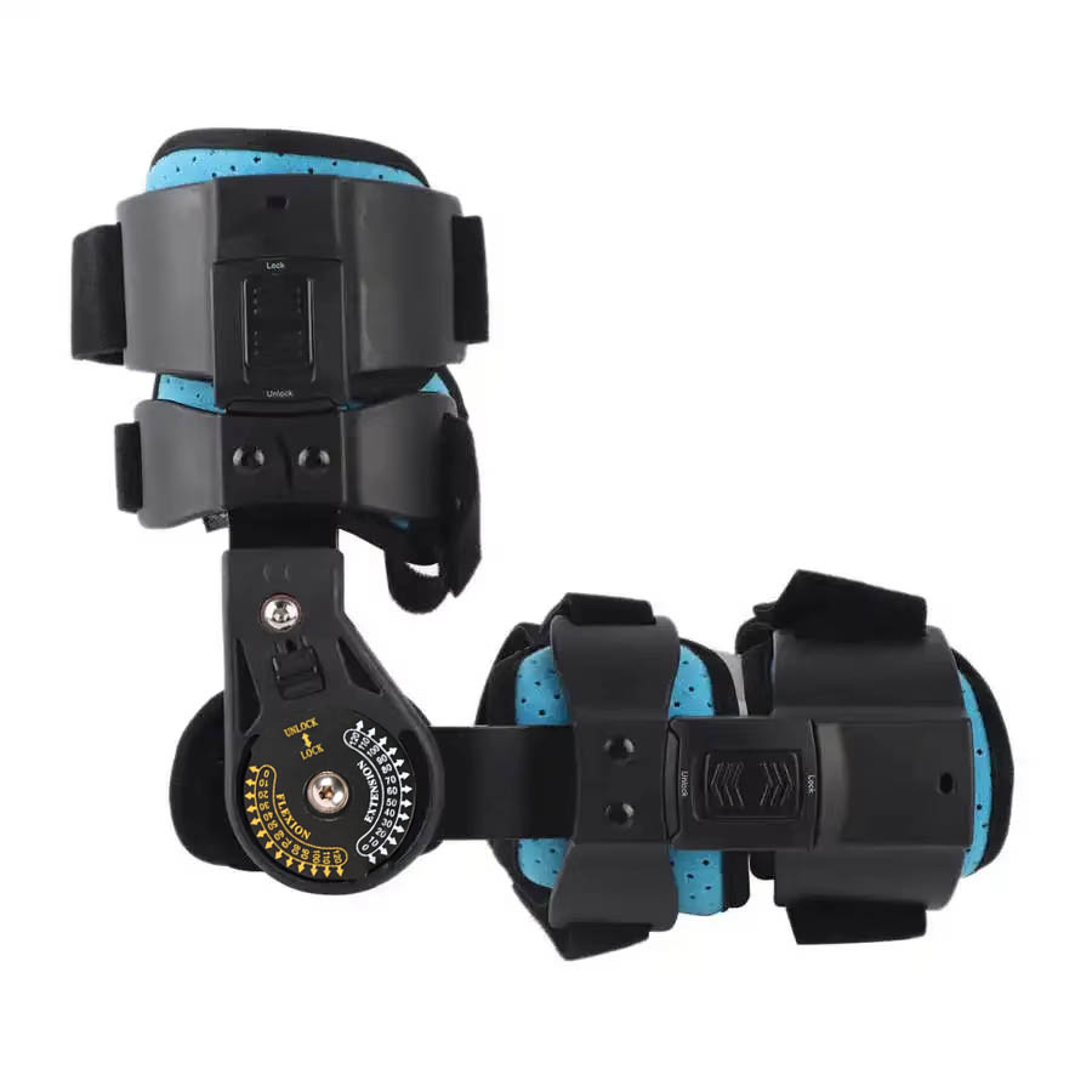 Hinged ROM Elbow Brace Adjustable Post Op Elbow Support for Injury Recovery – view 7