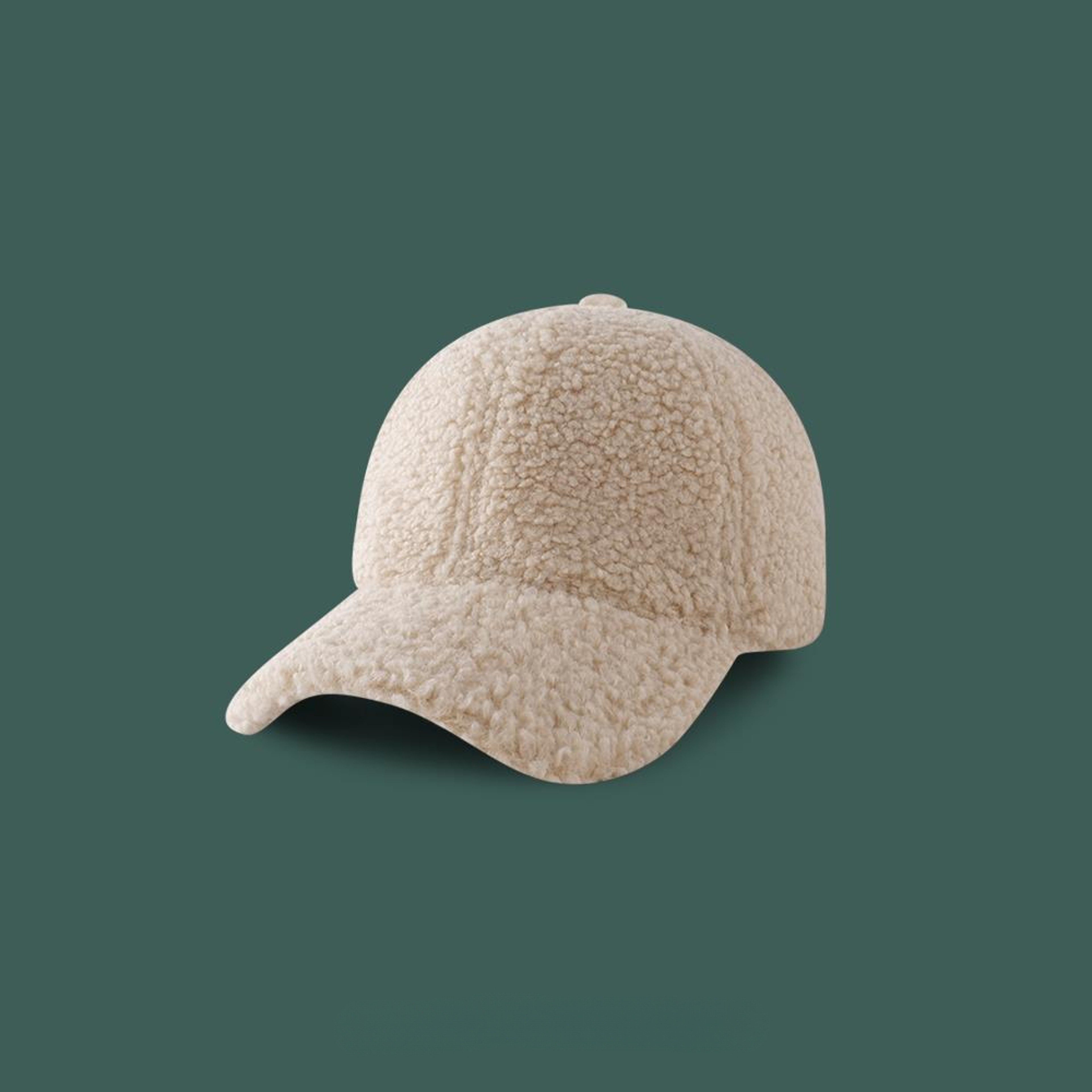 Wool Baseball Cap Warm Plush Winter Hat for Women and Men – view 8